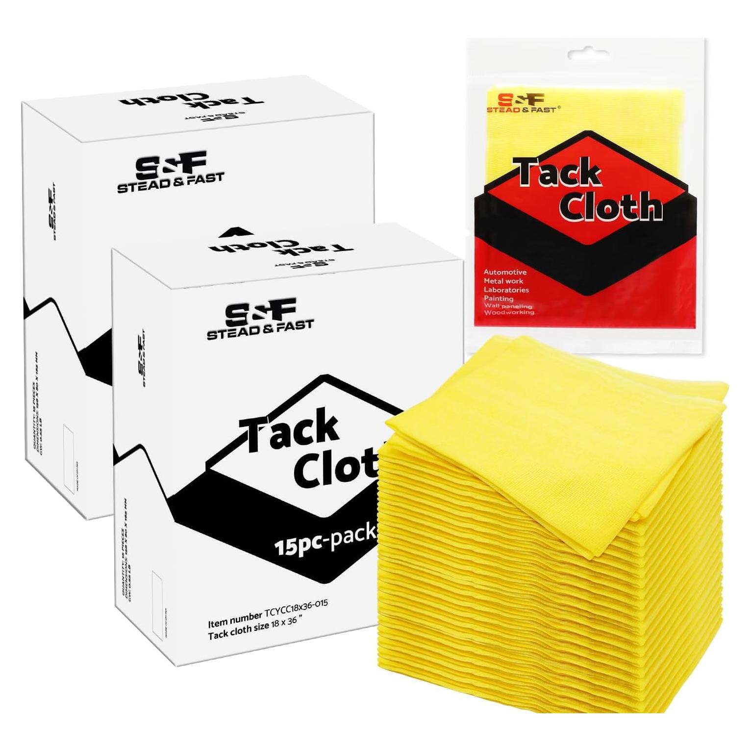 Paquete de 30 Paños Adhesivos S&F STEAD & FAST 45.72x91.44cm