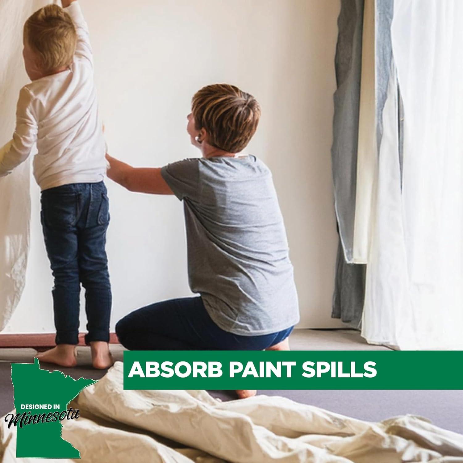 Tela de Lona de Algodón EZ Drop 2.74m x 3.66m Reutilizable