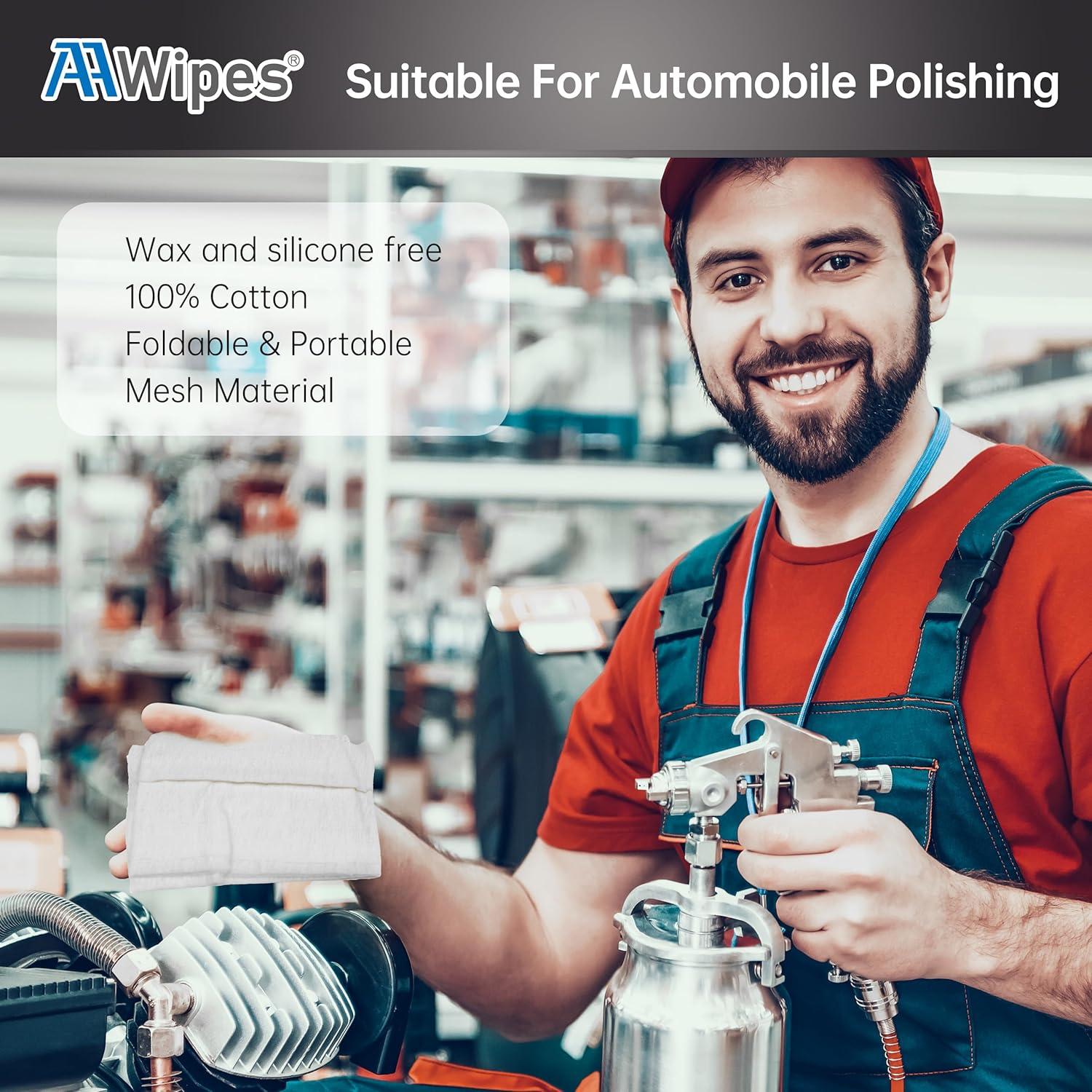 Paños Adhesivos AAwipes 35.1x80 cm - 10 Pcs Limpieza Pintura