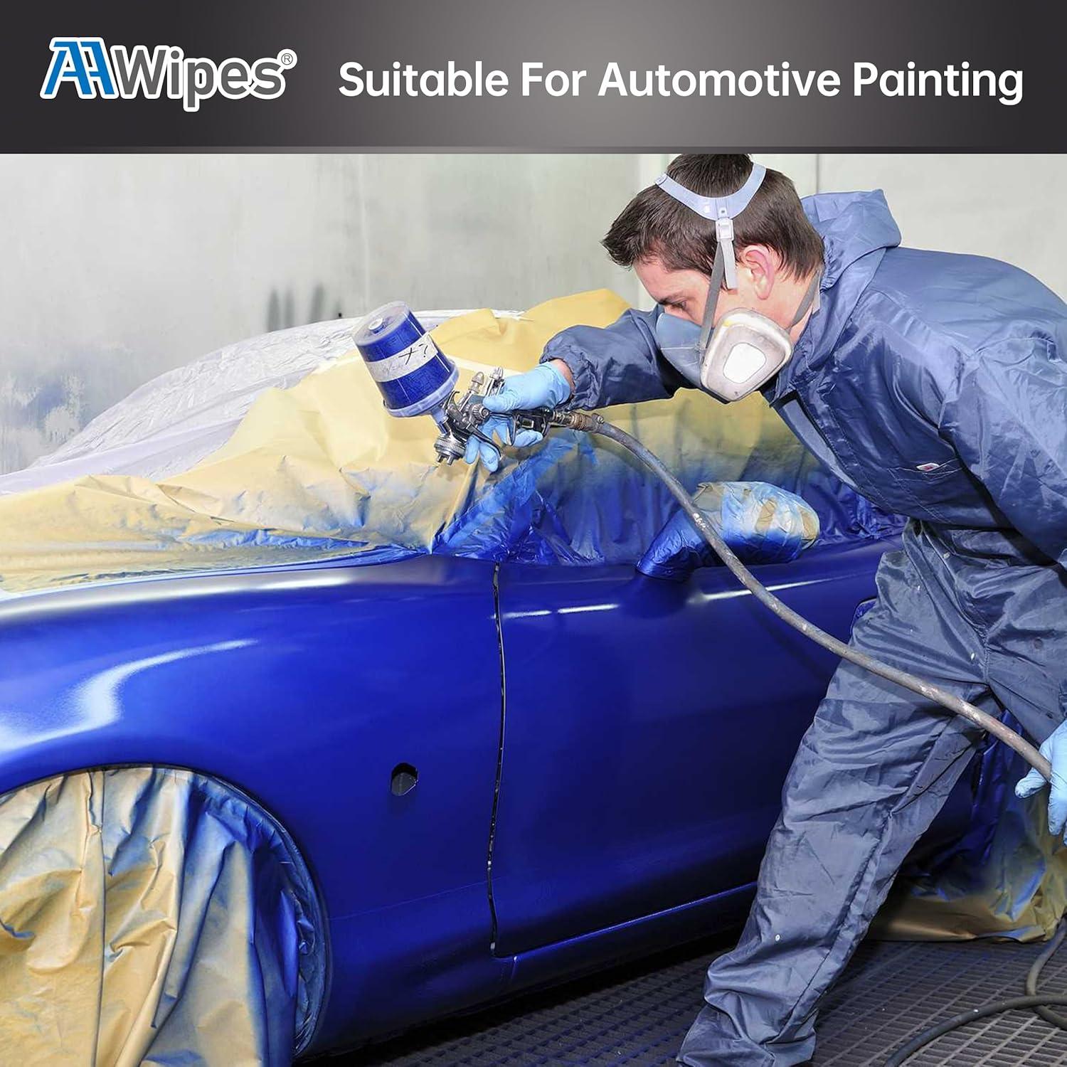 Paños Adhesivos AAwipes 35.1x80 cm - 10 Pcs Limpieza Pintura