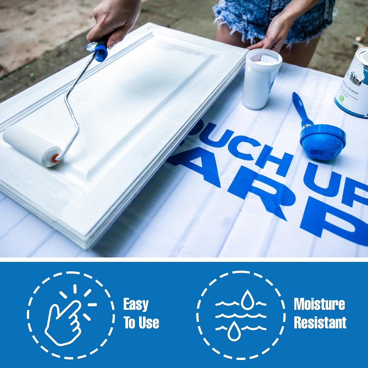 Lona de Tarp para Pintores Touch Up 3.05m x 1.52m Reutilizable