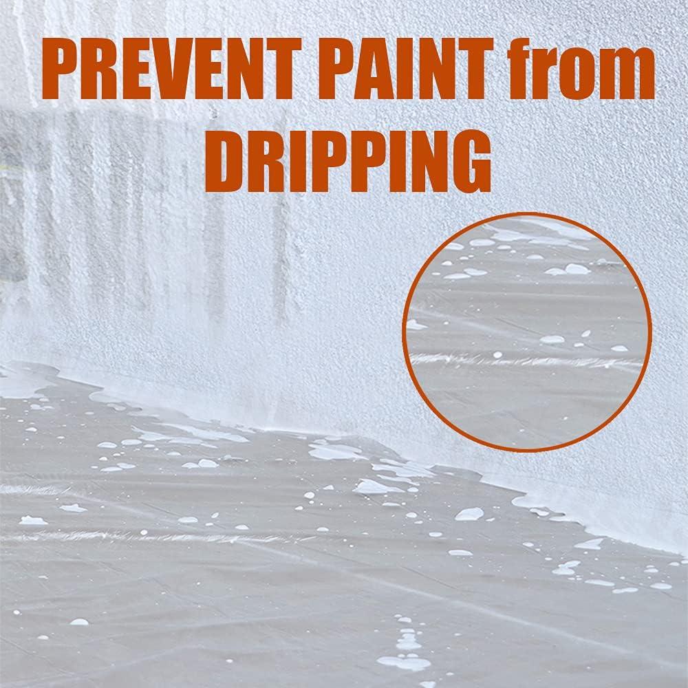 10 Lonas de Plástico Transparente Impermeable Cedolio 3.66x2.74m