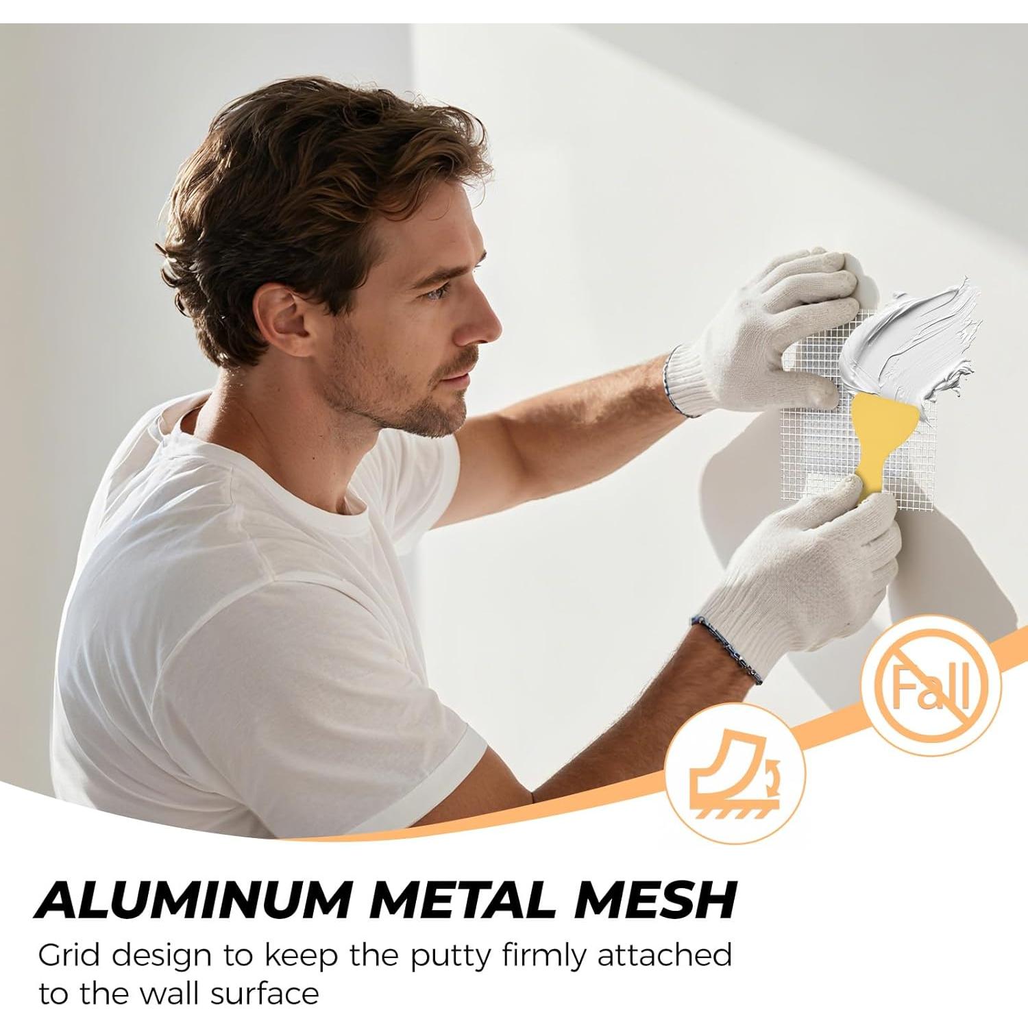 Kit de Parche de Drywall HKING - 20 Piezas, Secado Rápido