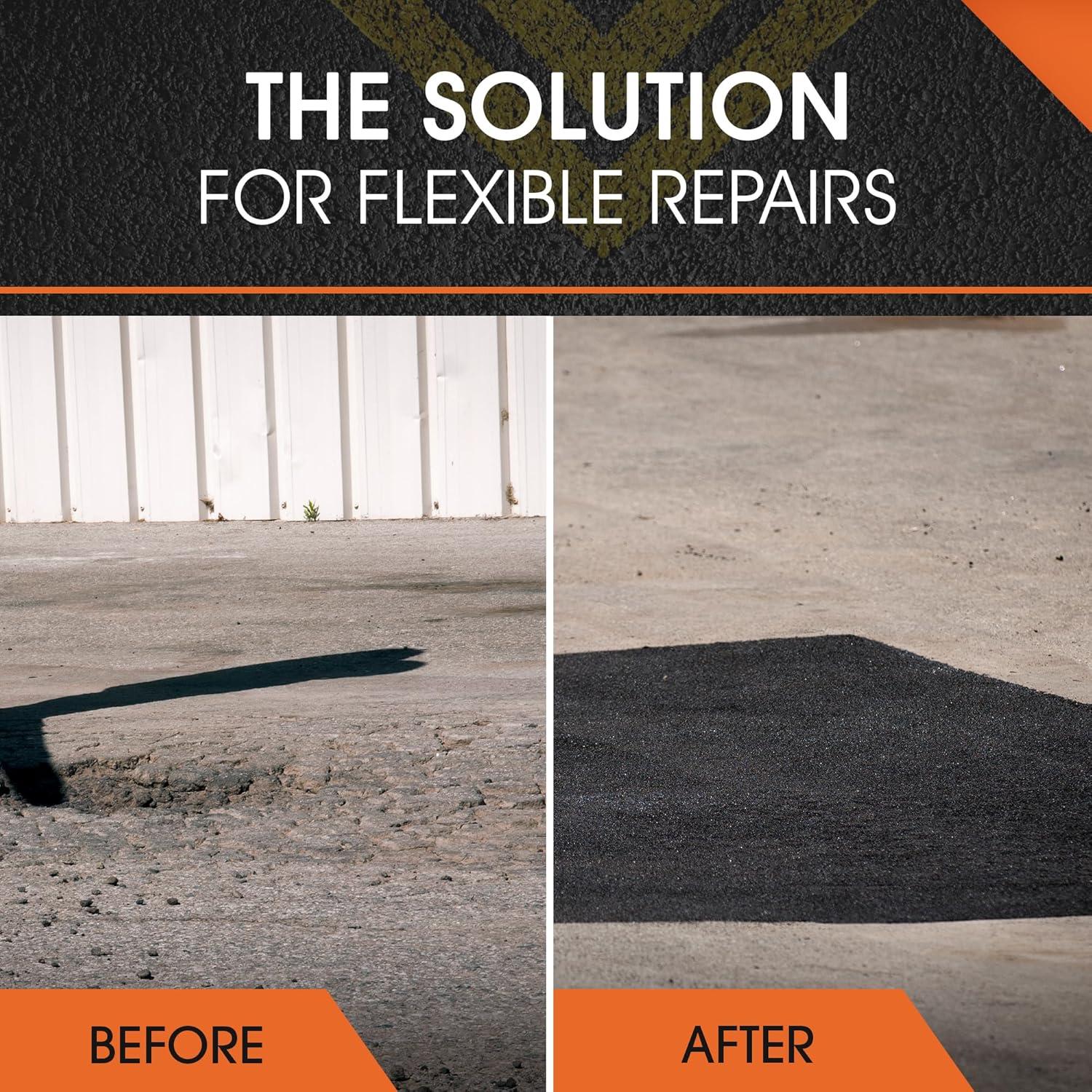 Reparación de Asfalto FloMix Roklin 19 Litros - Sellador Rápido