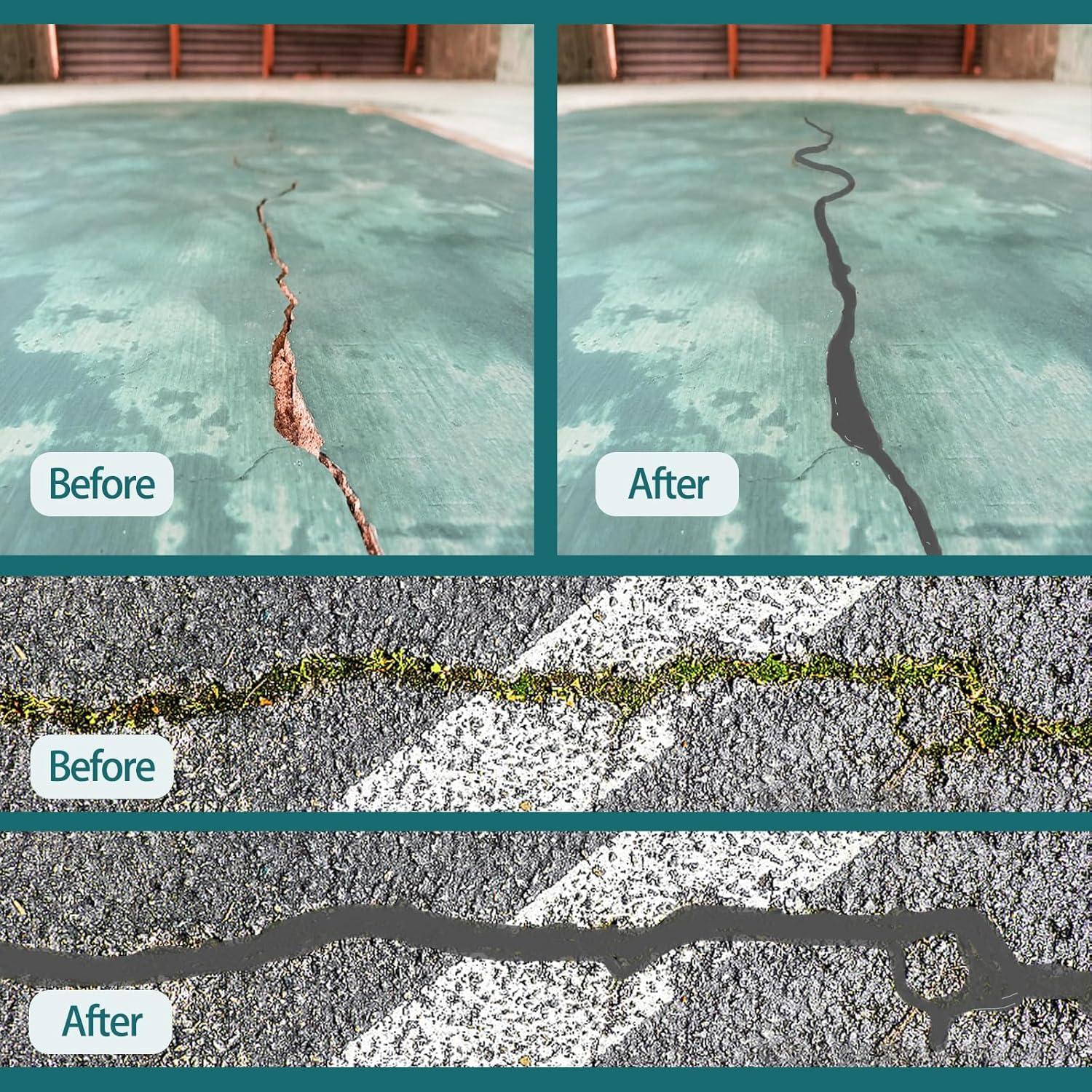 Sellador Impermeable Relleno de Grietas Concreto 1.5Kg Qiveaory