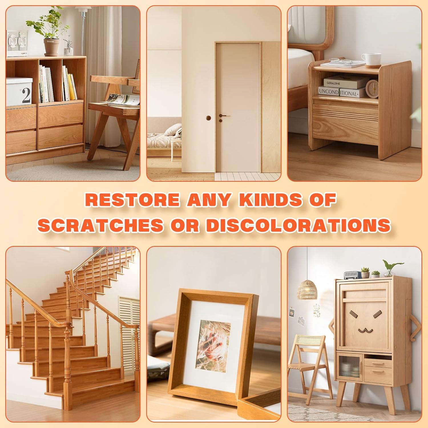 Kit de Reparación de Madera Kenbry - 4 Colores para Rayones