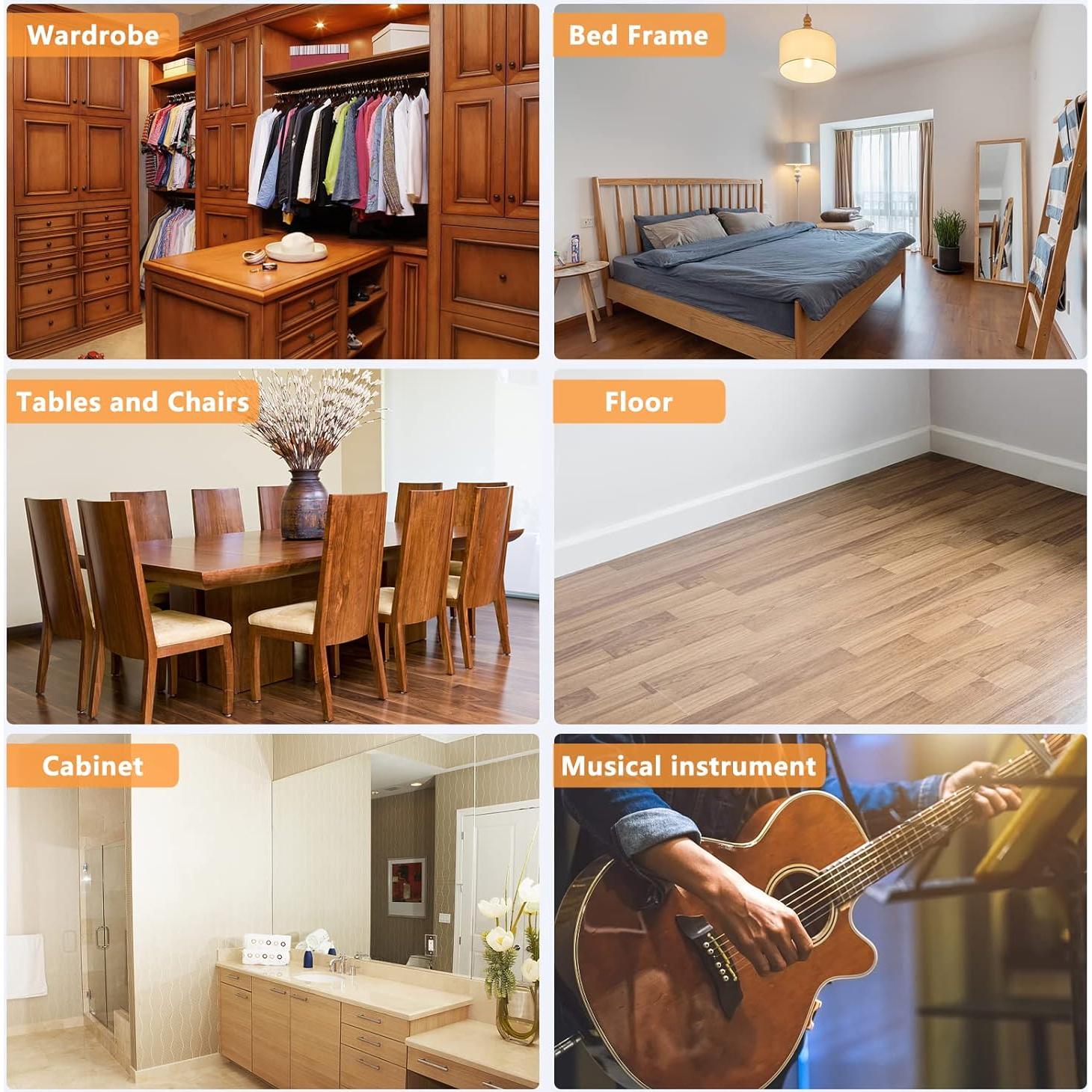 Kit de Reparación de Muebles de Madera SEISSO - 12 Rellenos