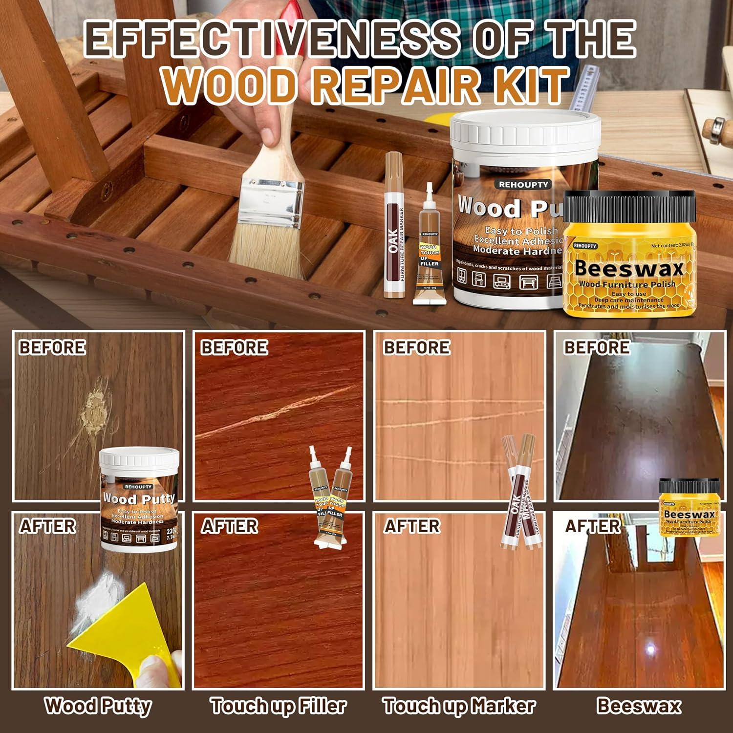 Kit de Reparación de Madera Hangzhou - 12 Colores Relleno