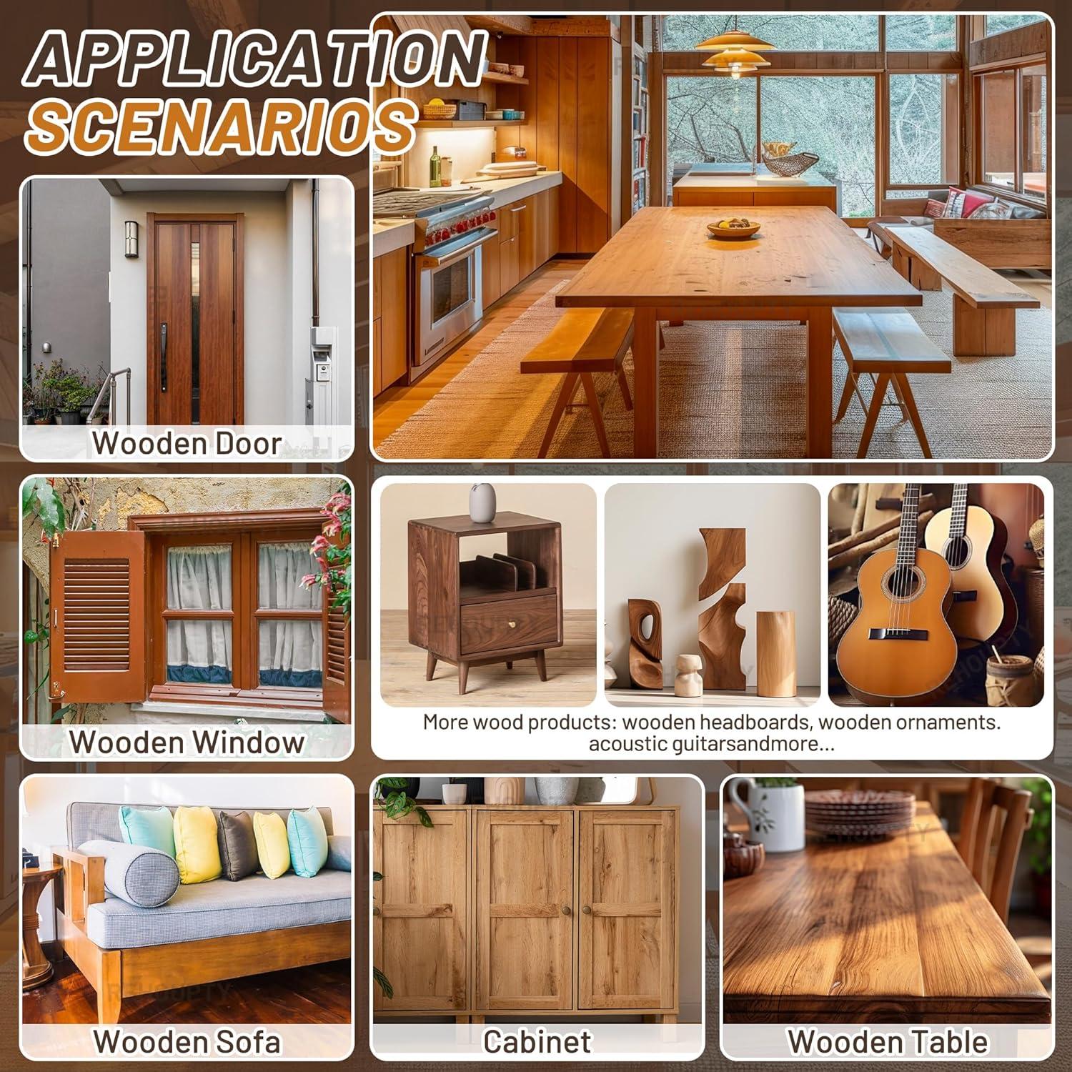 Kit de Reparación de Madera Hangzhou - 12 Colores Relleno