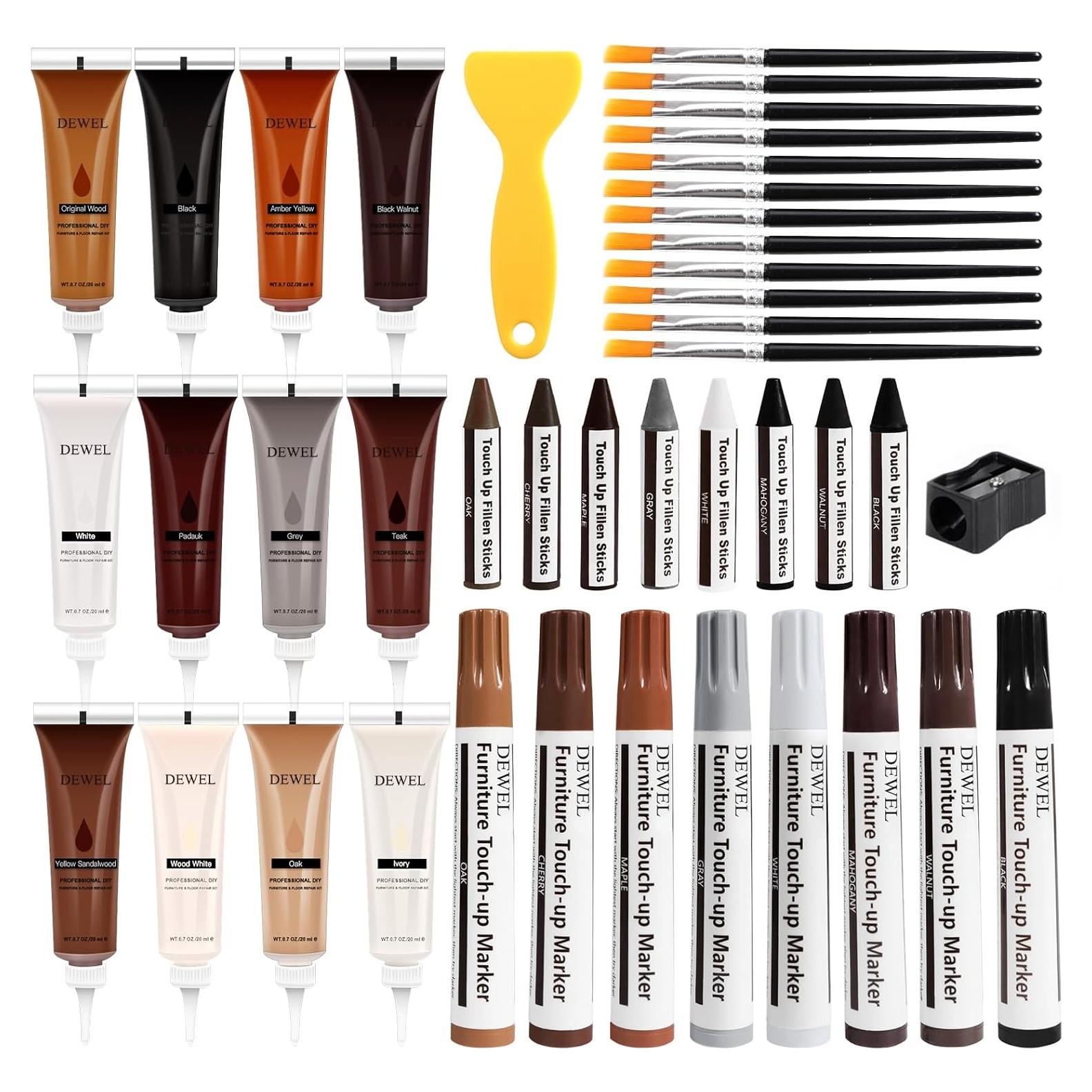 Kit de Reparación de Muebles de Madera DEWEL 42 Piezas