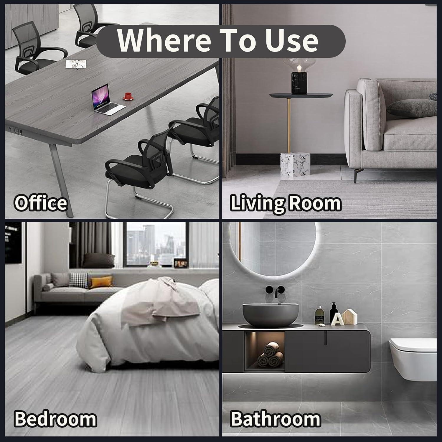 Kit de Reparación de Madera MSQDZW, 13 Piezas, Color Gris