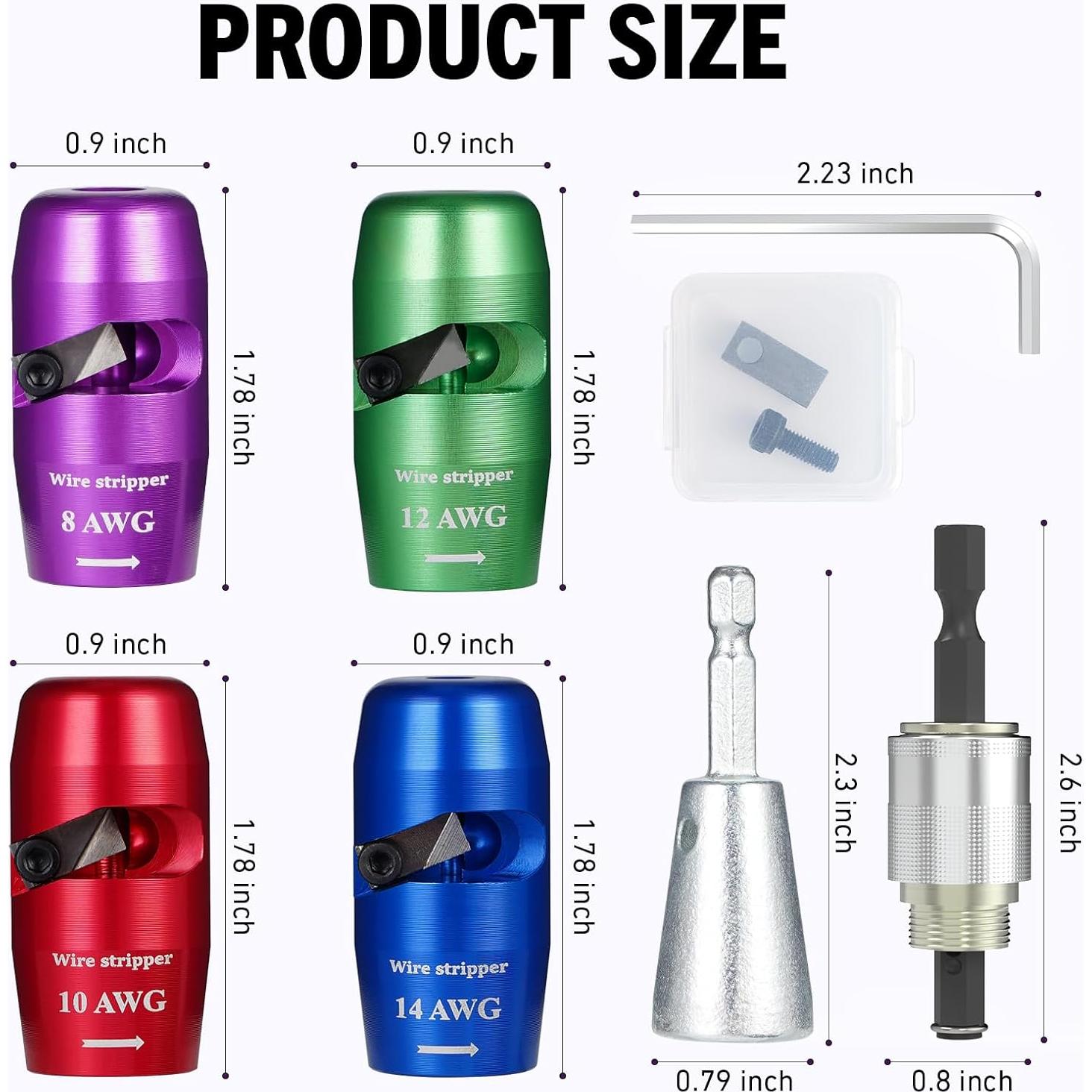 Desforrador de Cables FACULX 14-12-10-8 AWG con Guantes