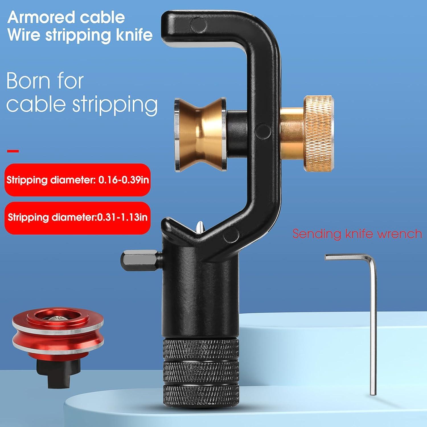 Cuchillo Desforrador de Cable Óptico BAOSHLA 4-28.6mm