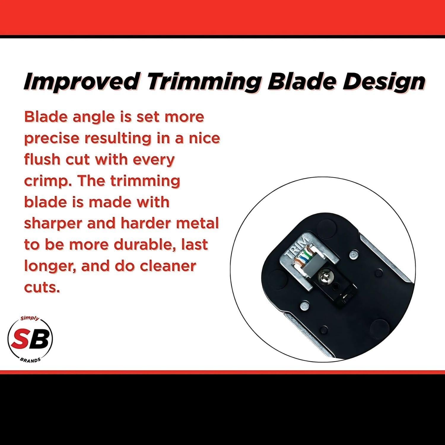 Herramienta de Crimpado RJ45 Simply45 S45-C100 con Cortador