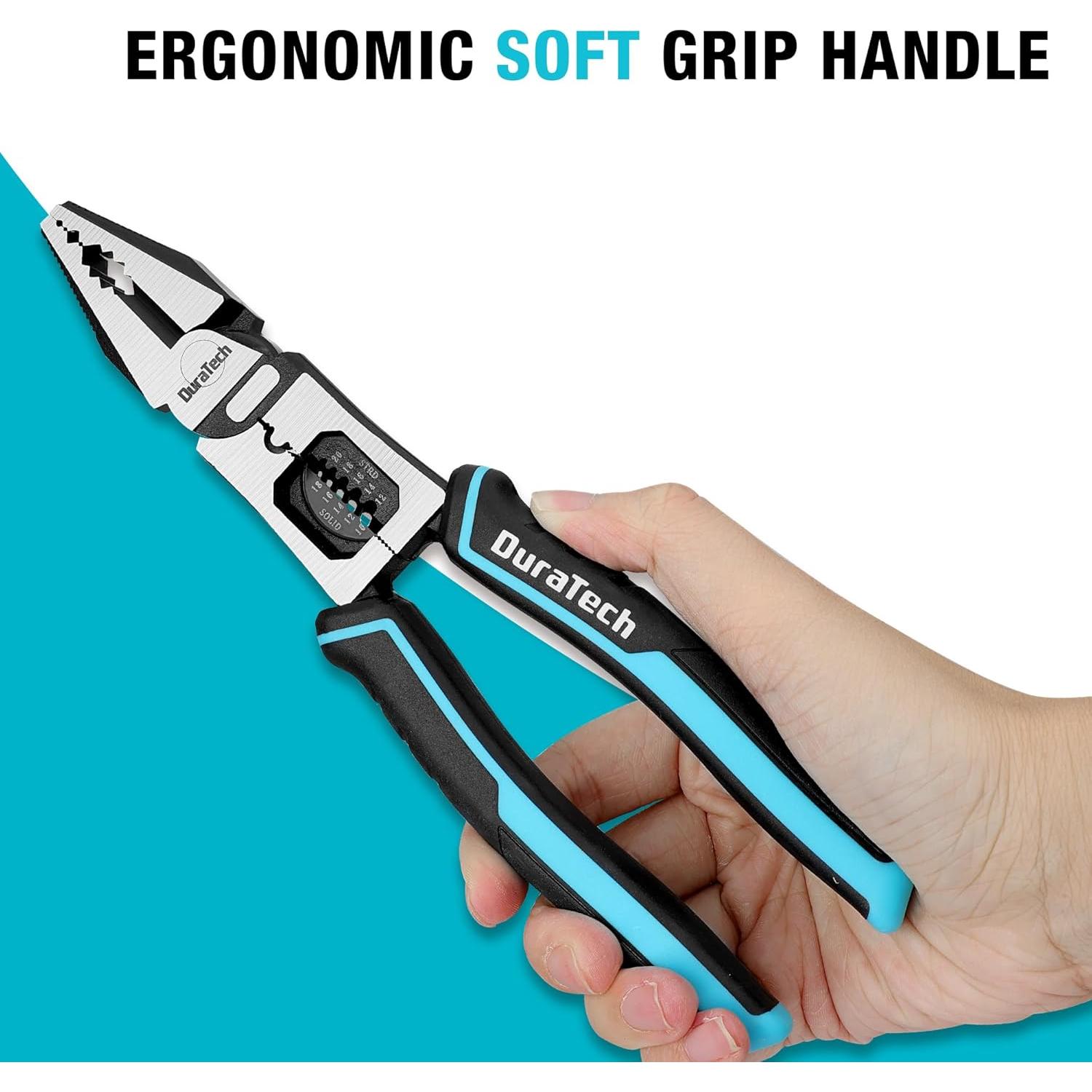 Juego de Alicates Multifuncionales DURATECH 3 Piezas 21.6 cm