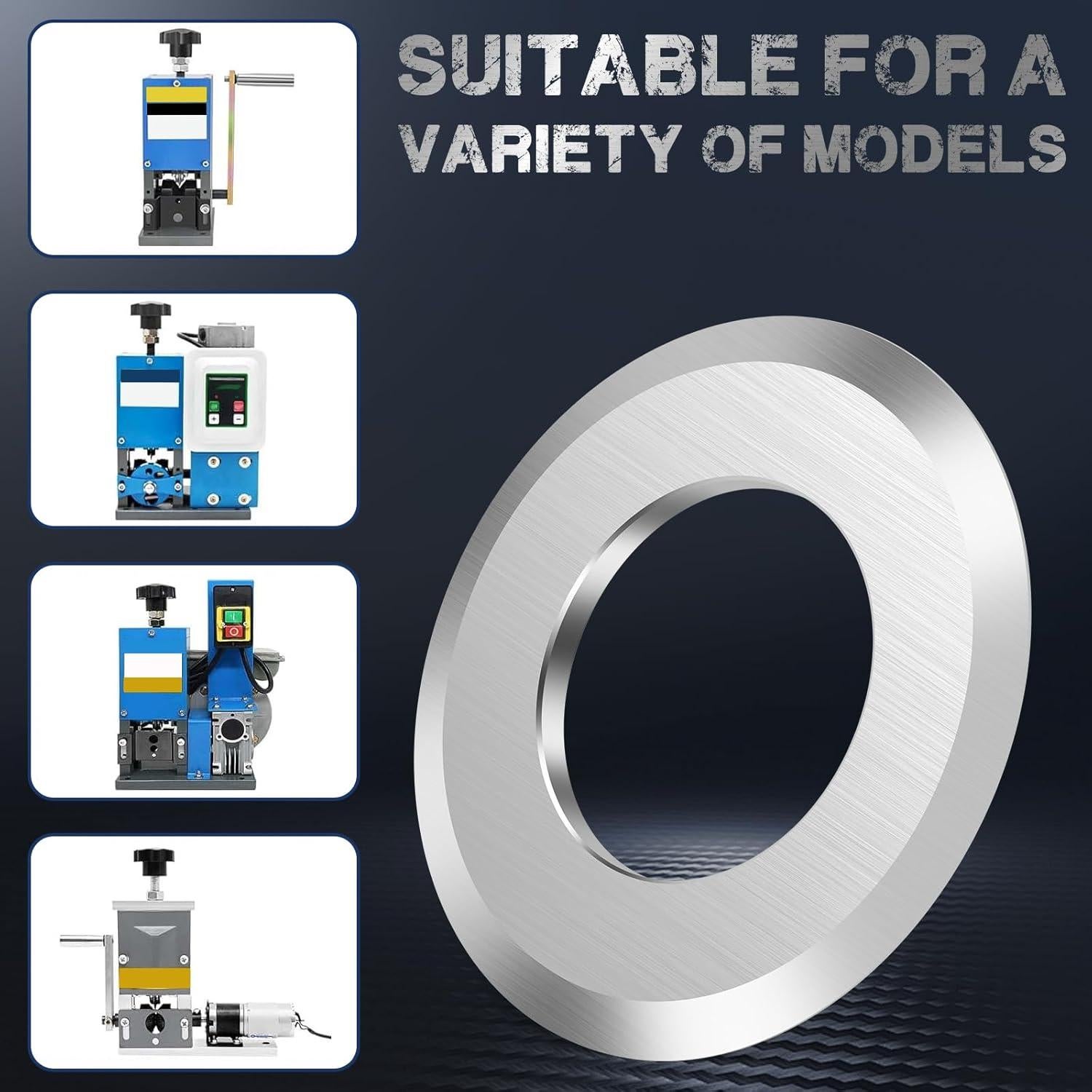 Cuchillas de Repuesto LYIYEYAN para Desforradoras - Acero Alta Velocidad 6.5cm
