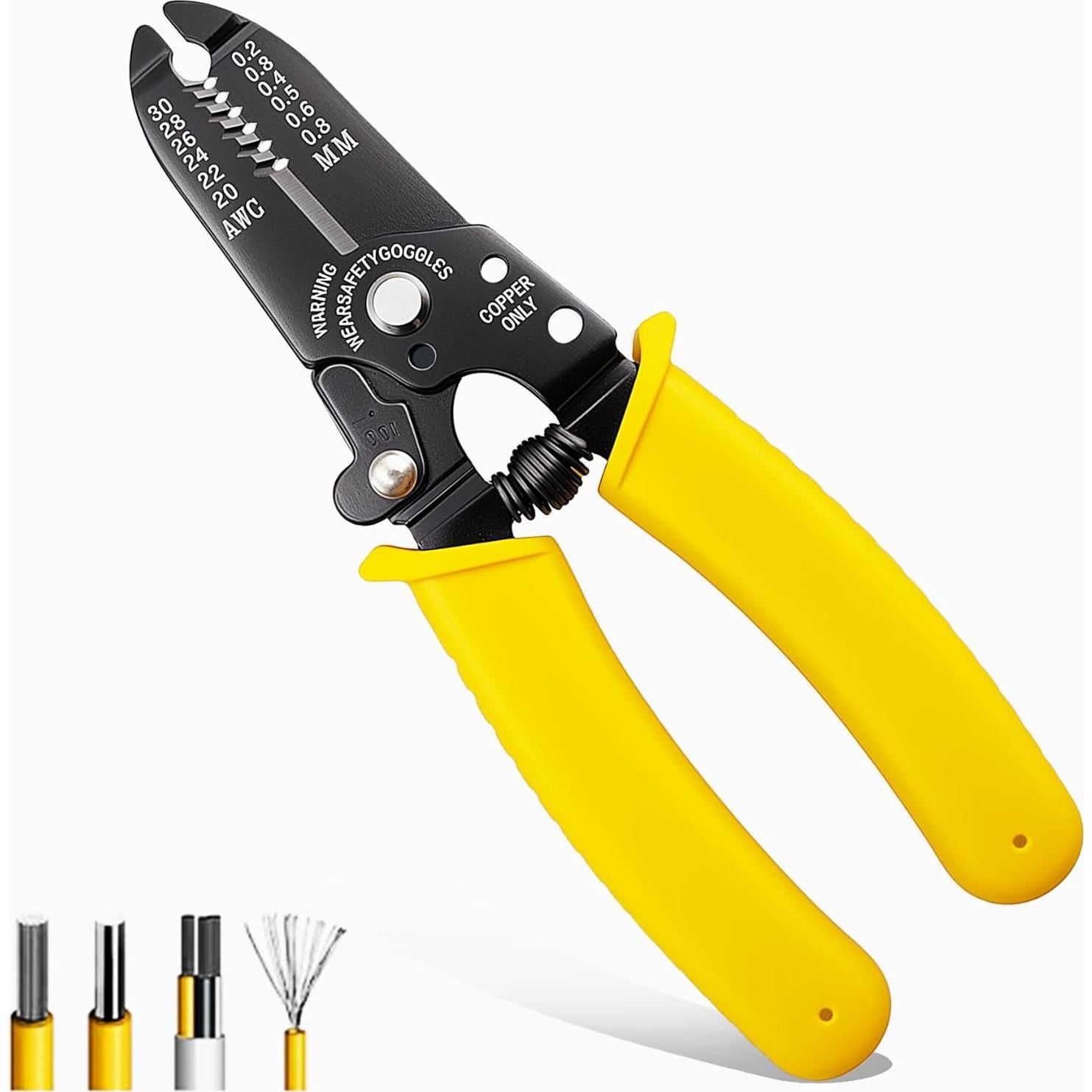 Cortador de Pelacables XINFEIBEI 20-30 AWG Antideslizante