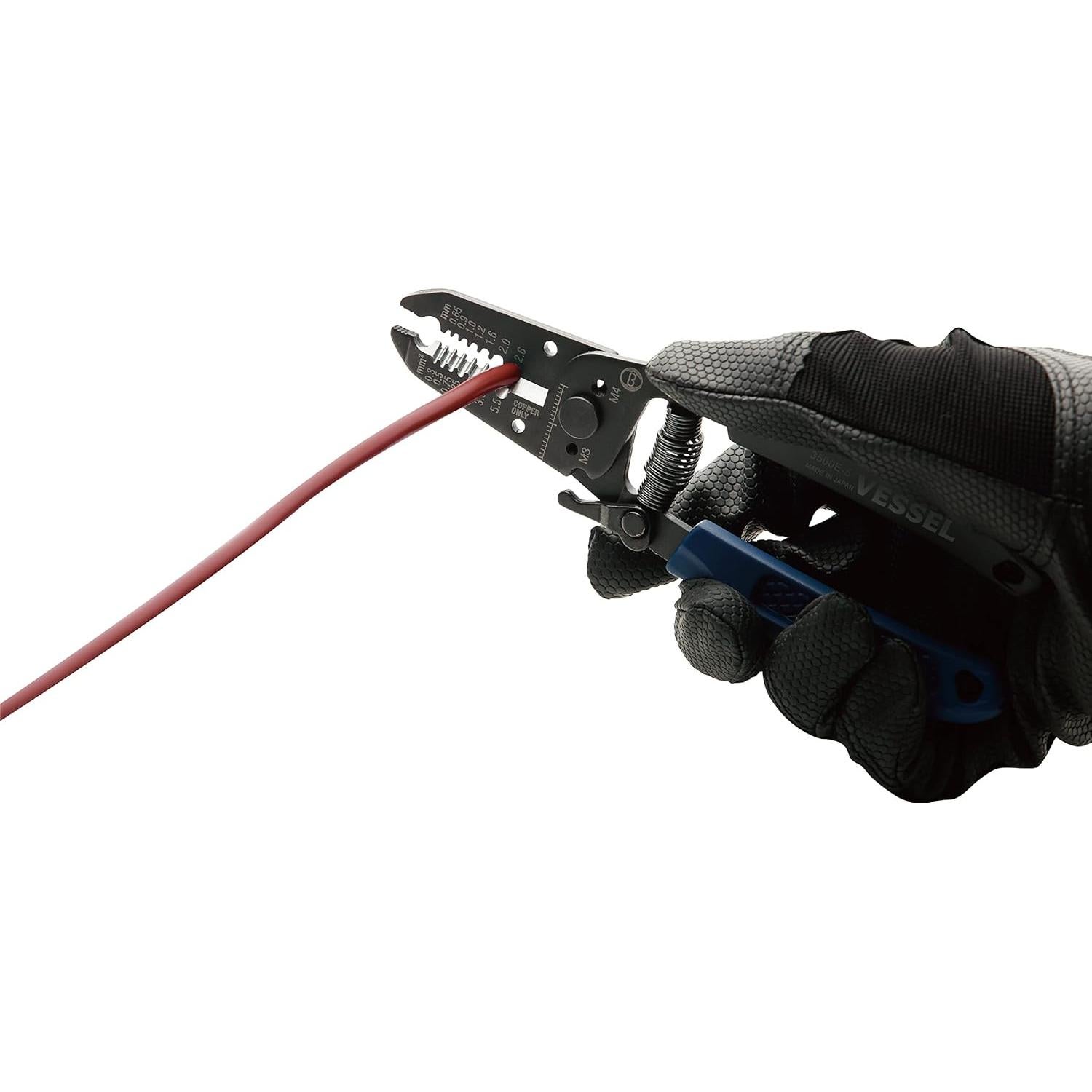 Destripador de Cables Vessel 3500E-5 con Cortador de Tornillos