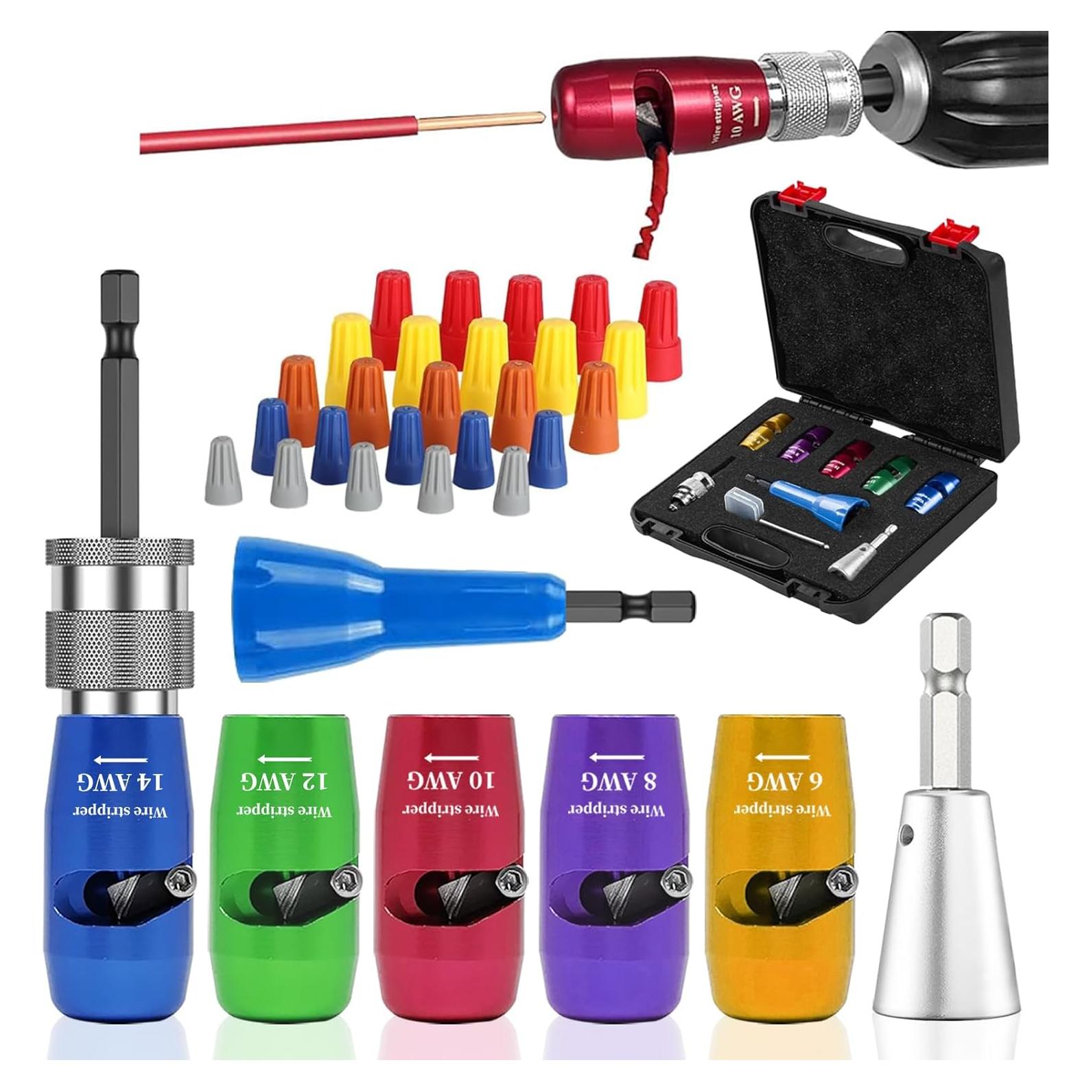 Juego de herramientas pelacables Dompion 5 en 1 con caja