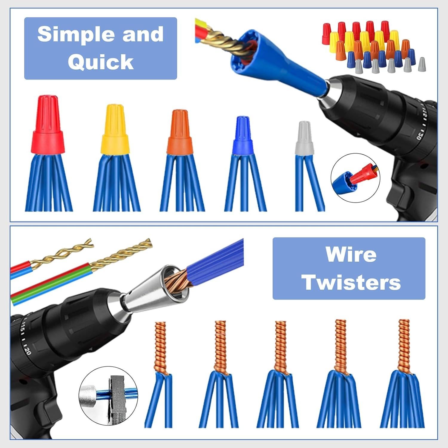 Juego de herramientas pelacables Dompion 5 en 1 con caja