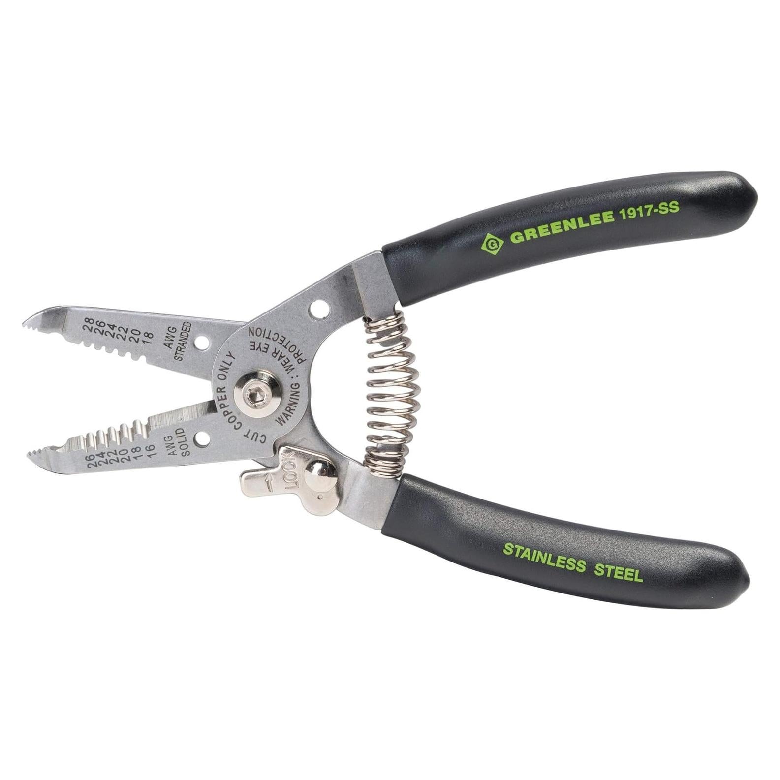 Desforrador y Cortador de Alambre Greenlee 1917-SS 16-26AWG