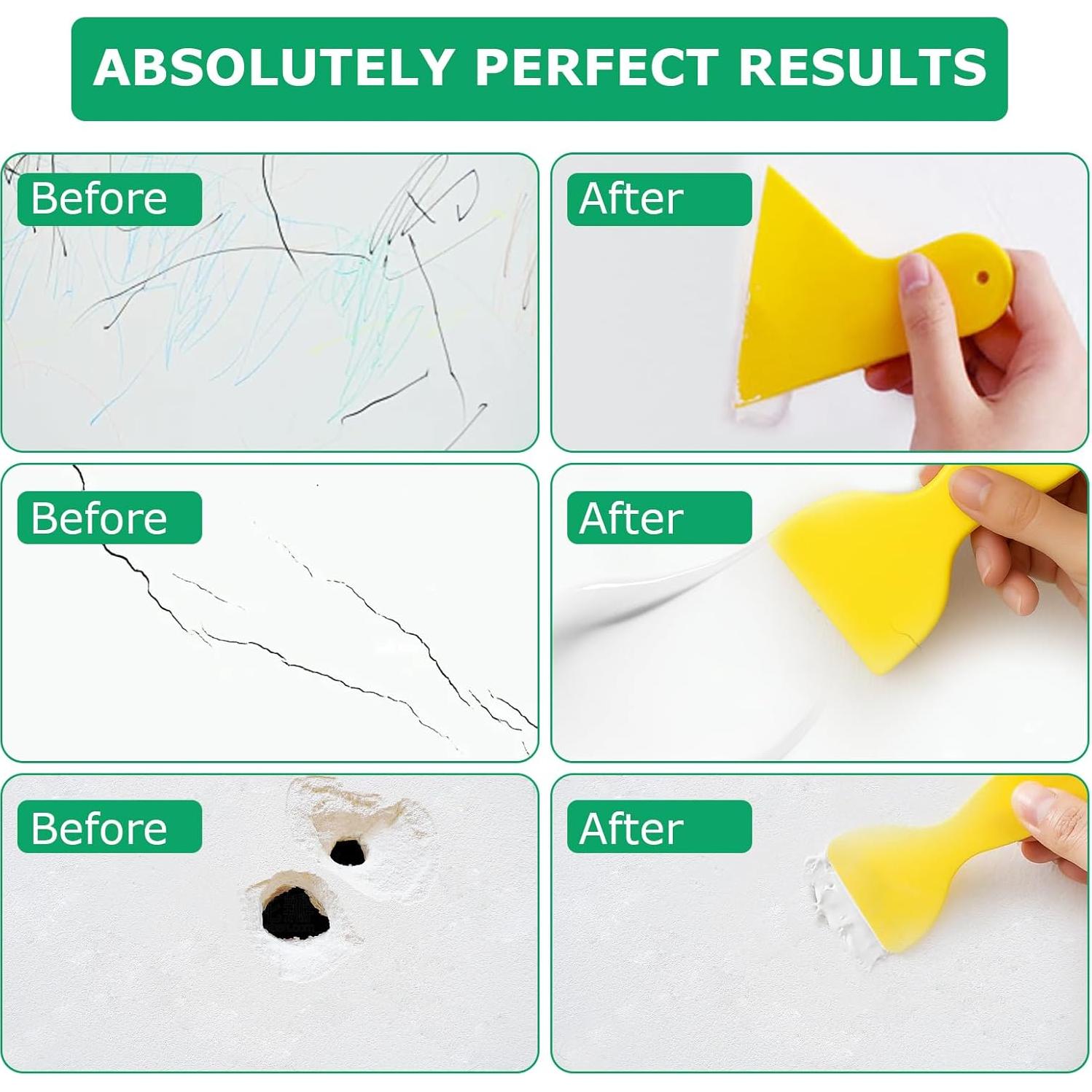 Kit de Reparación de Paredes GASRONS - 3 Paquetes 100g Masilla