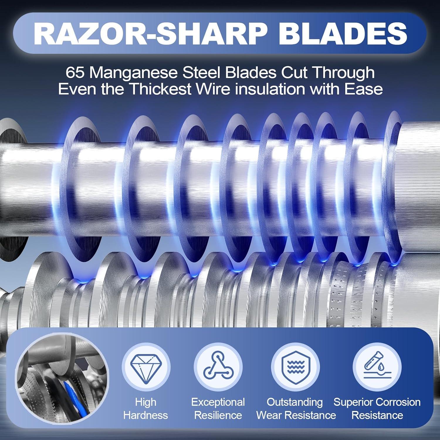 Desforradora Automática de Cables KOONE 550W 11 Canales