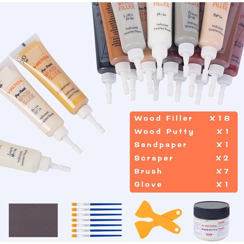 Kit de Reparación de Rayones de Madera A-HEYIDA - 31 Piezas
