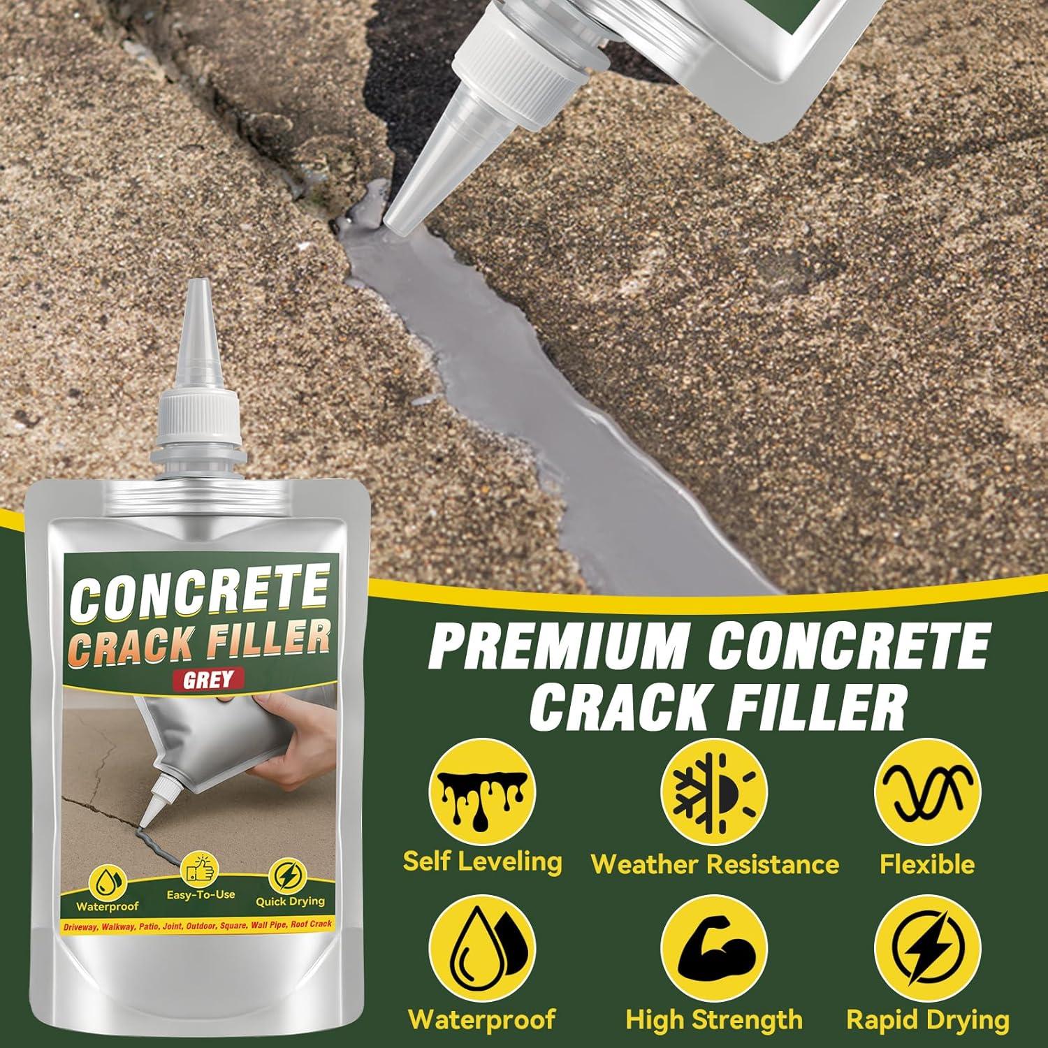 Rellenador de Grietas de Concreto HORSEFISH 218g Autonivelante