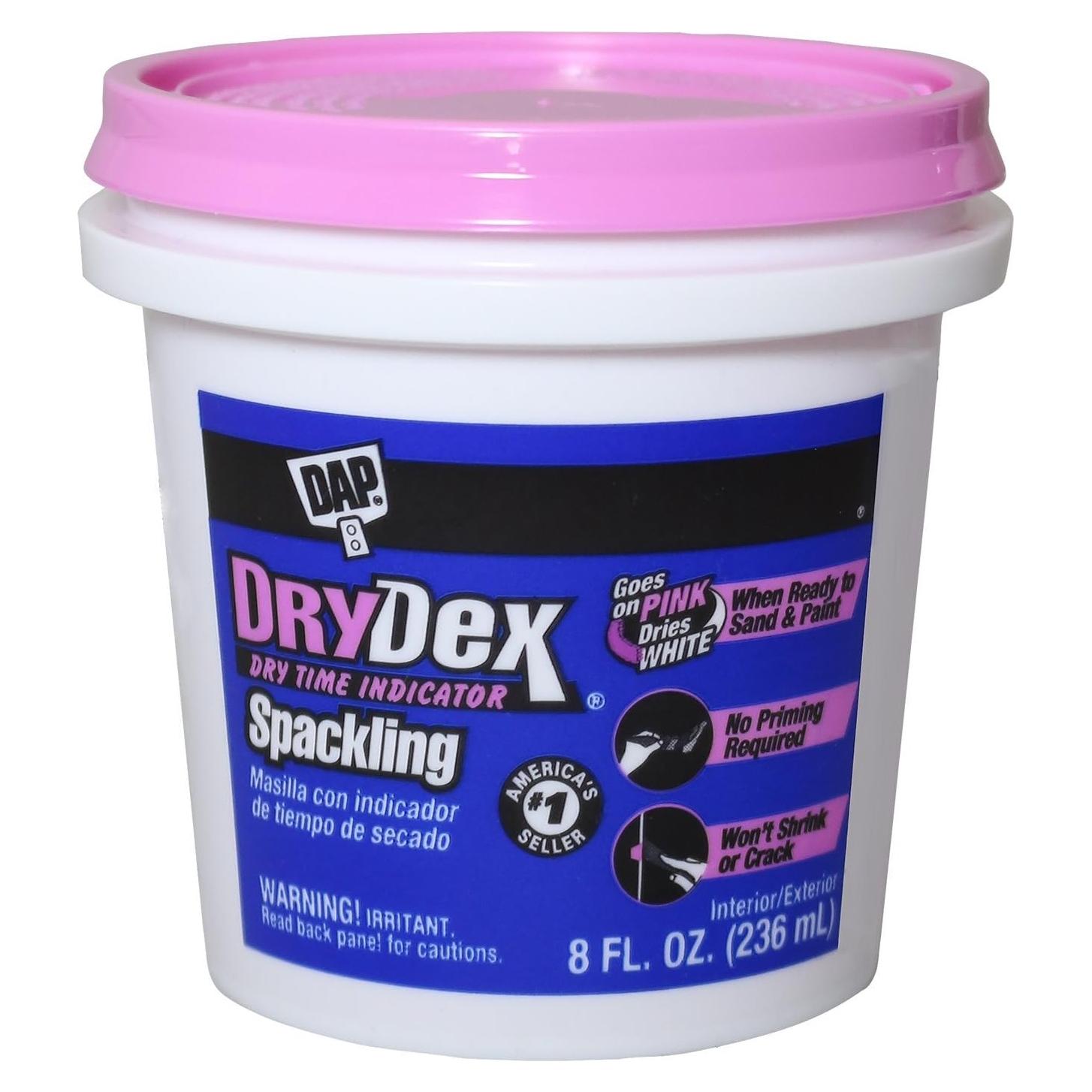 Masilla DryDex Dap 0.24L Interior/Exterior Color Rosa/Blanco