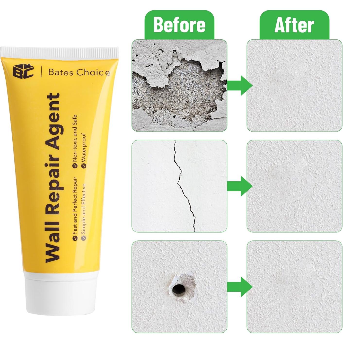 Kit de Reparación de Paneles de Yeso Bates 10 Piezas