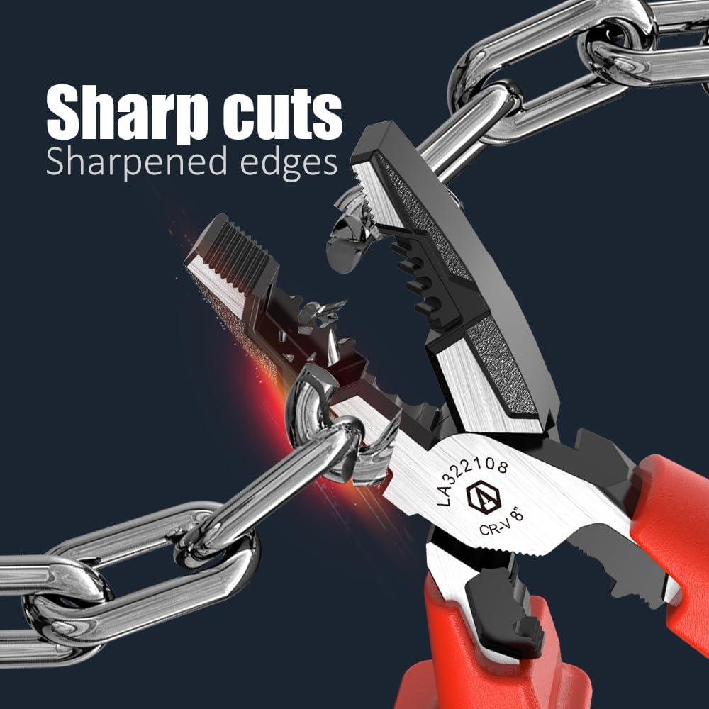 Alicates Multifuncionales Aislados LAOA 1000V 340g