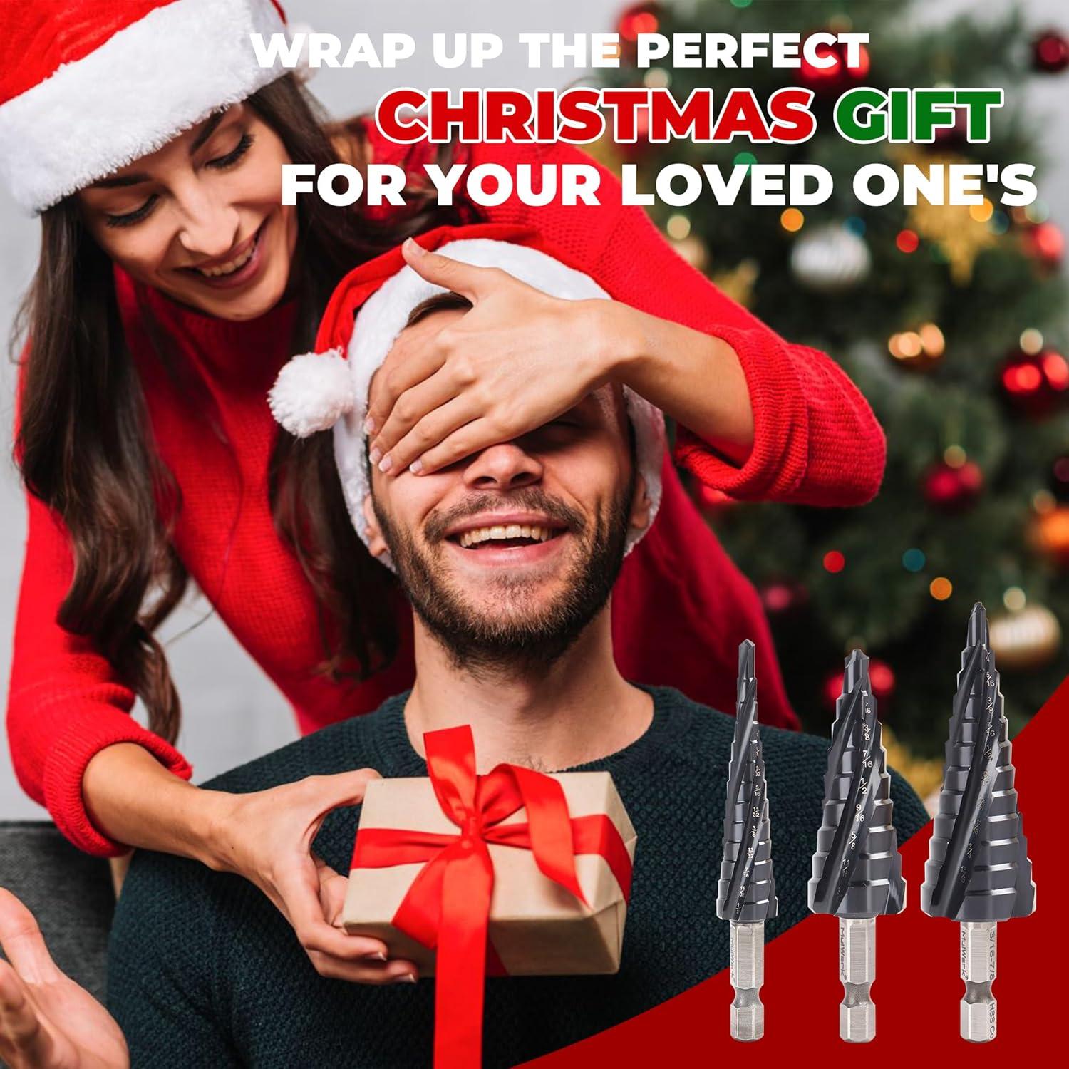 Juego de Brocas de Escalón Cobalto MulWark M35 3PCS 1-22mm