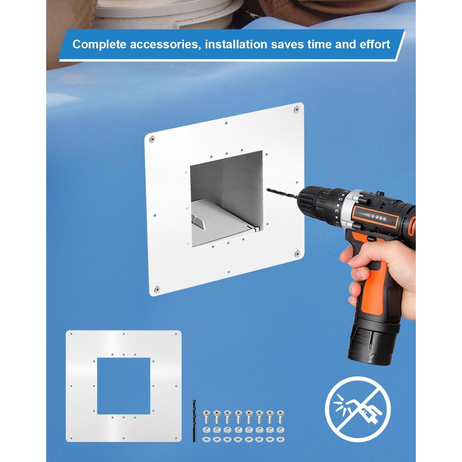 Kit de Reparación de Skimmer de Piscina HZ_Marine 32x30cm