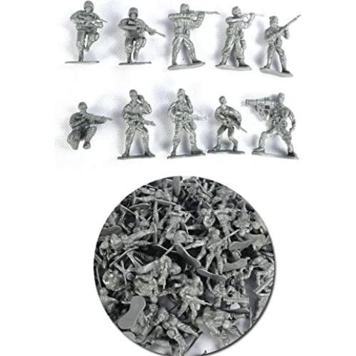 Figuras de Acción Soldados de Plástico Wankko 100 Unidades