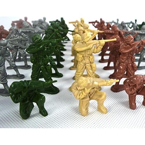 Figuras de Acción Soldados de Plástico Wankko 100 Unidades