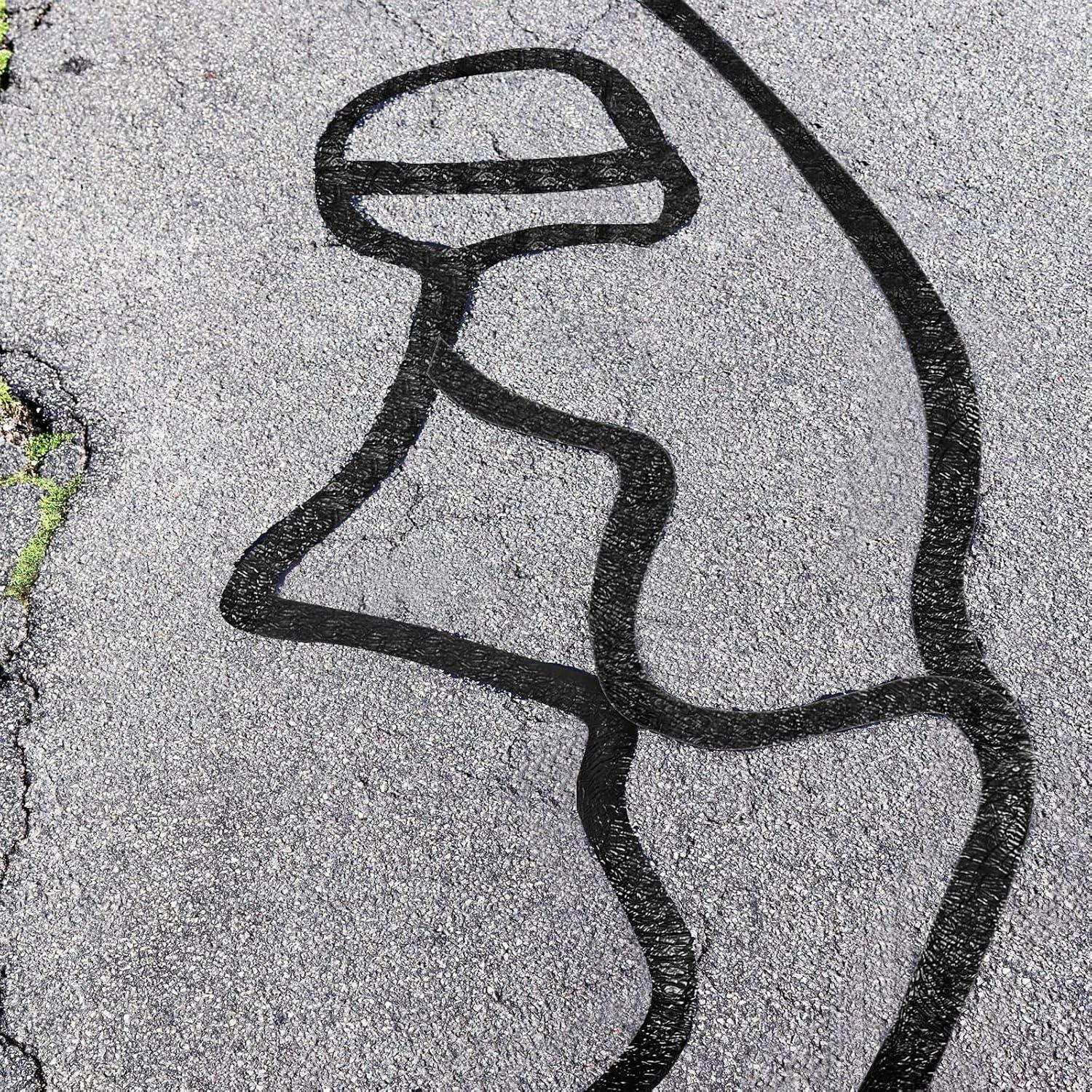 Cinta de Reparación de Grietas de Asfalto Autoadhesiva 10m