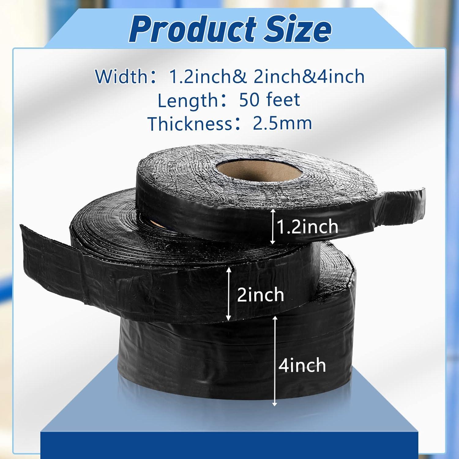 Cinta de Asfalto Fabbay 15.24 m Autoadhesiva 1.2/2/4 pulgadas