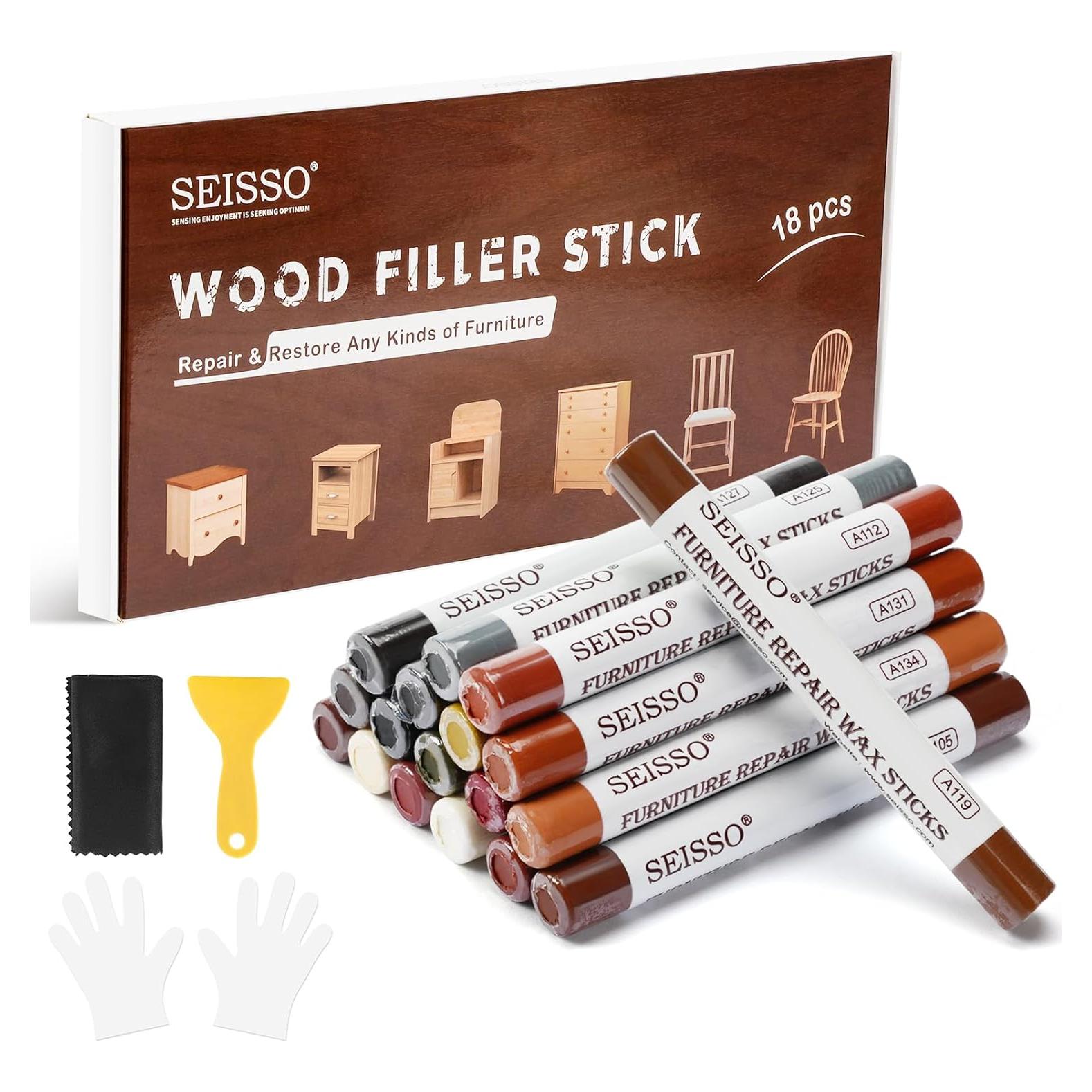 Kit de Reparación de Muebles SEISSO 18 Crayones de Cera