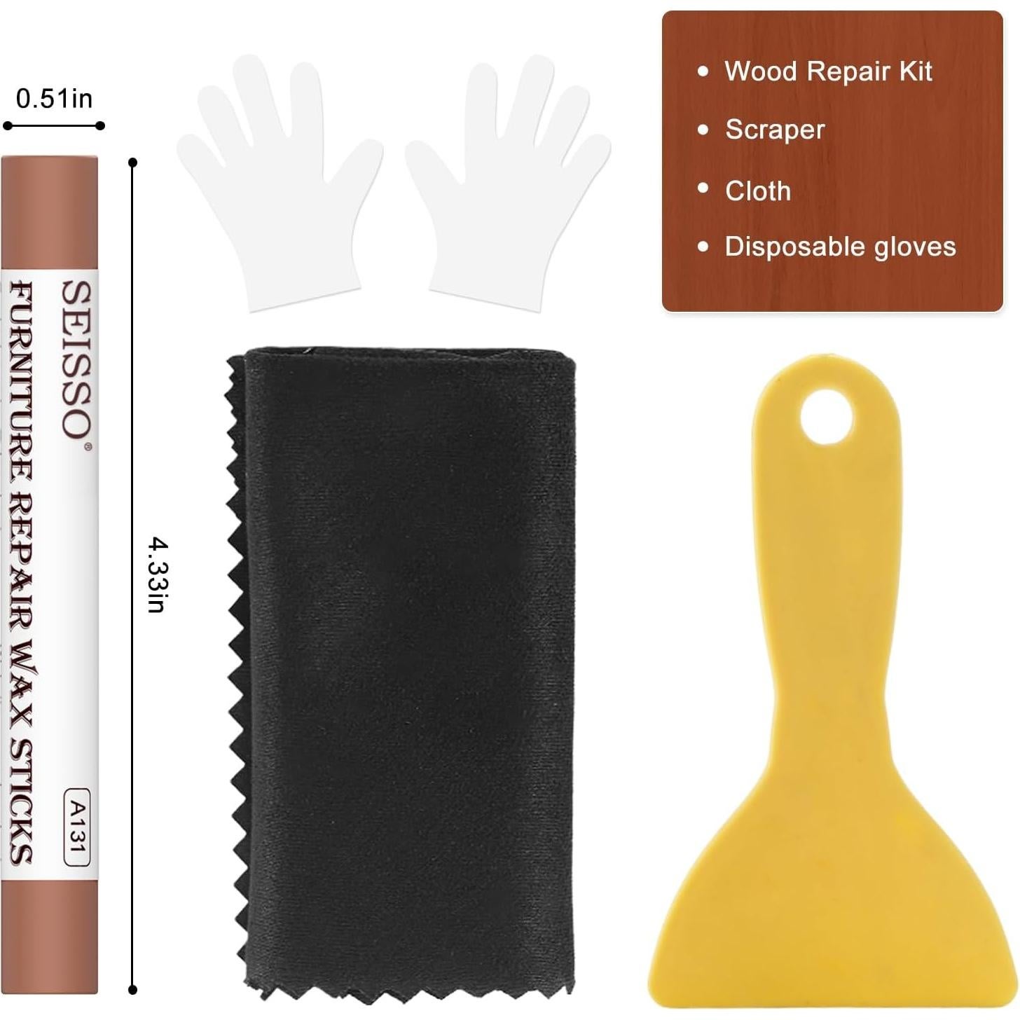 Kit de Reparación de Muebles SEISSO 18 Crayones de Cera