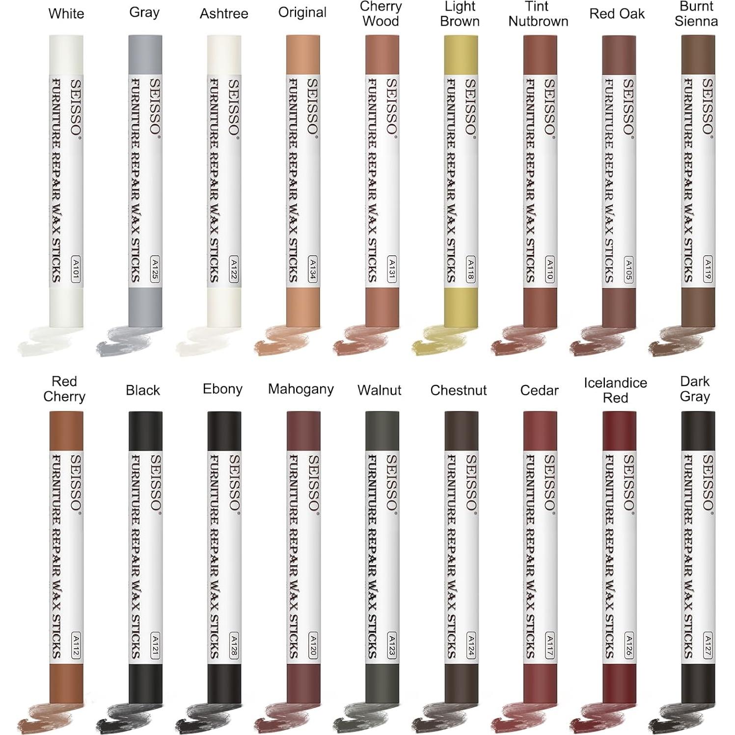 Kit de Reparación de Muebles SEISSO 18 Crayones de Cera
