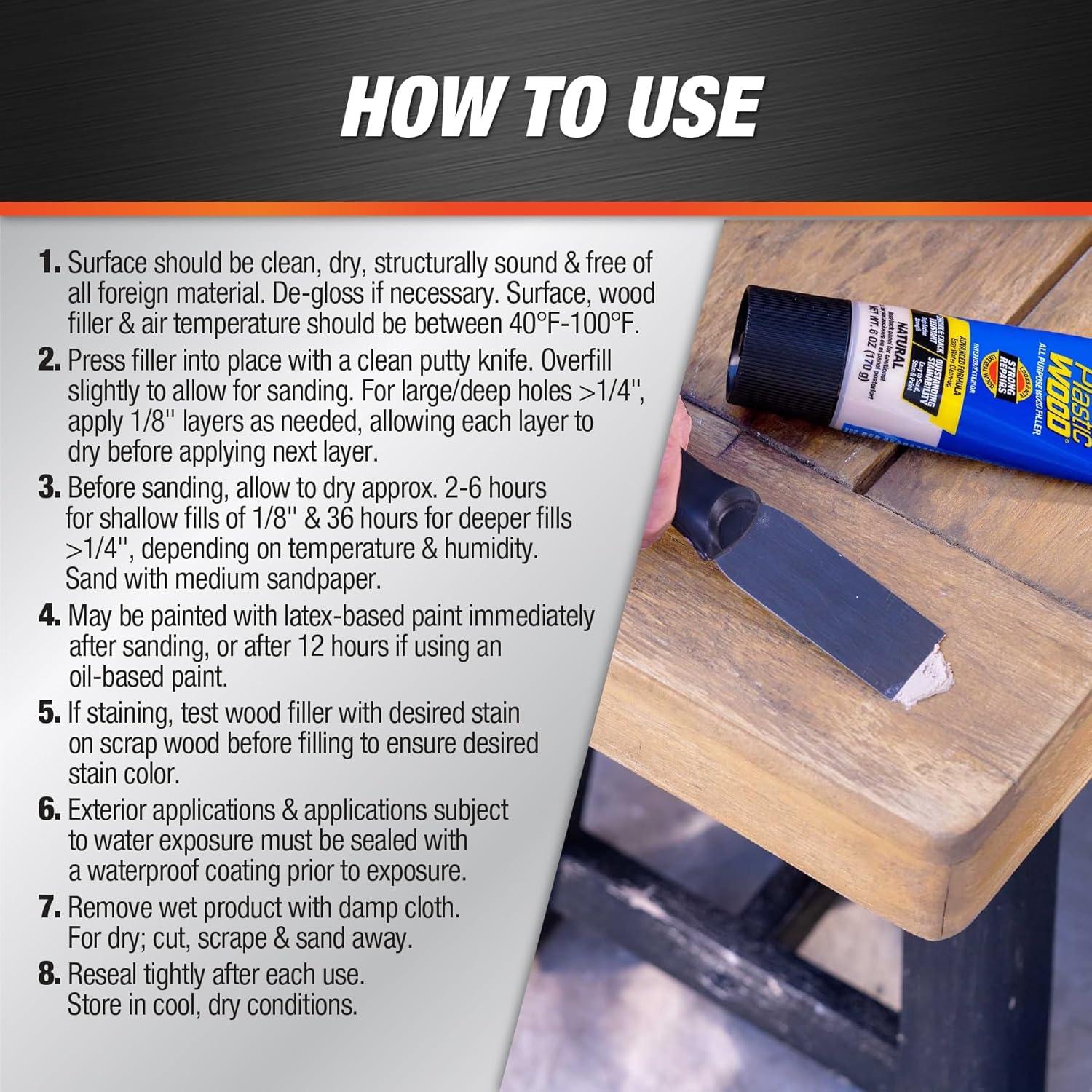 Masilla Multiusos DAP Madera Plástica Blanca 170 g