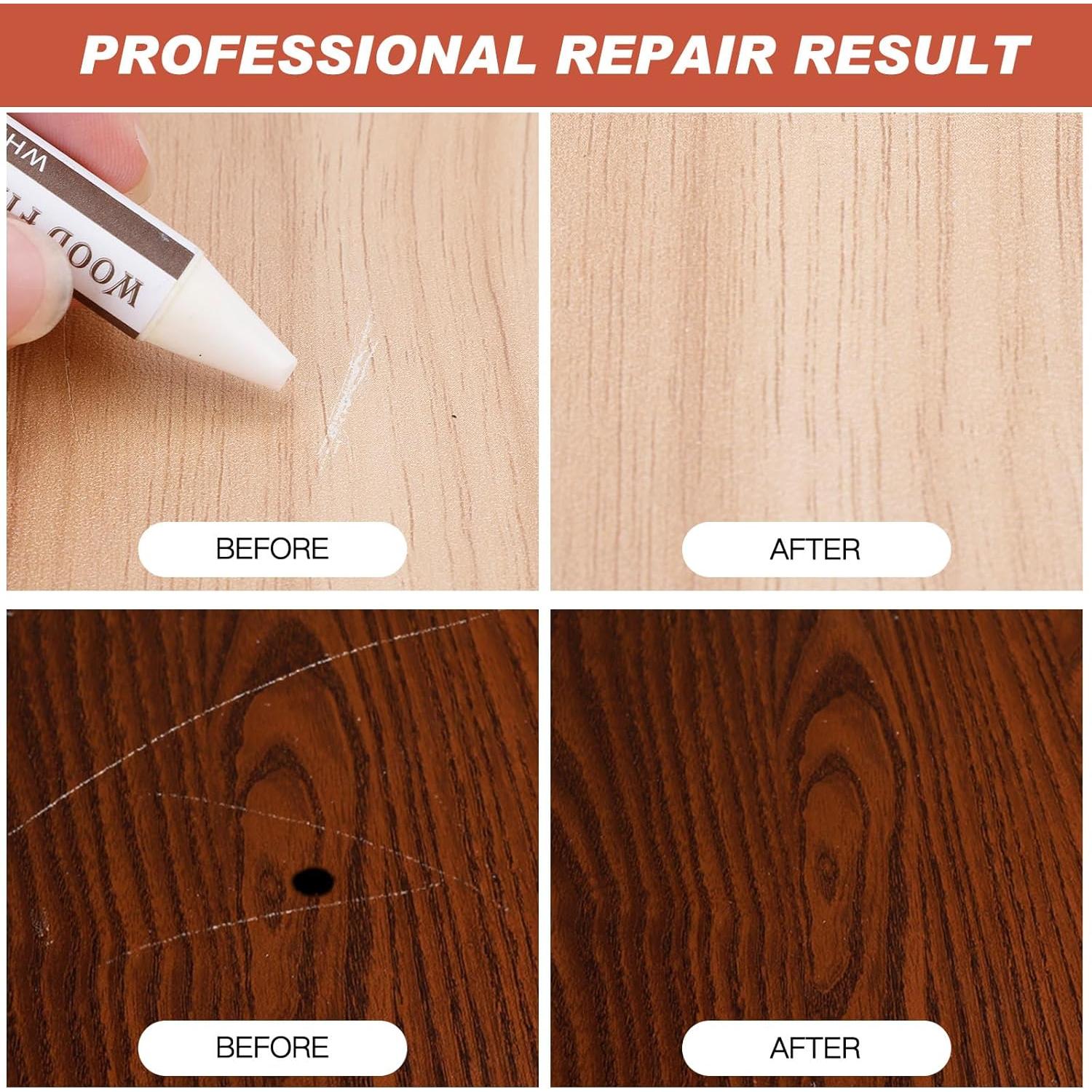 Palitos de Relleno de Madera DEWEL 8 Colores para Reparación