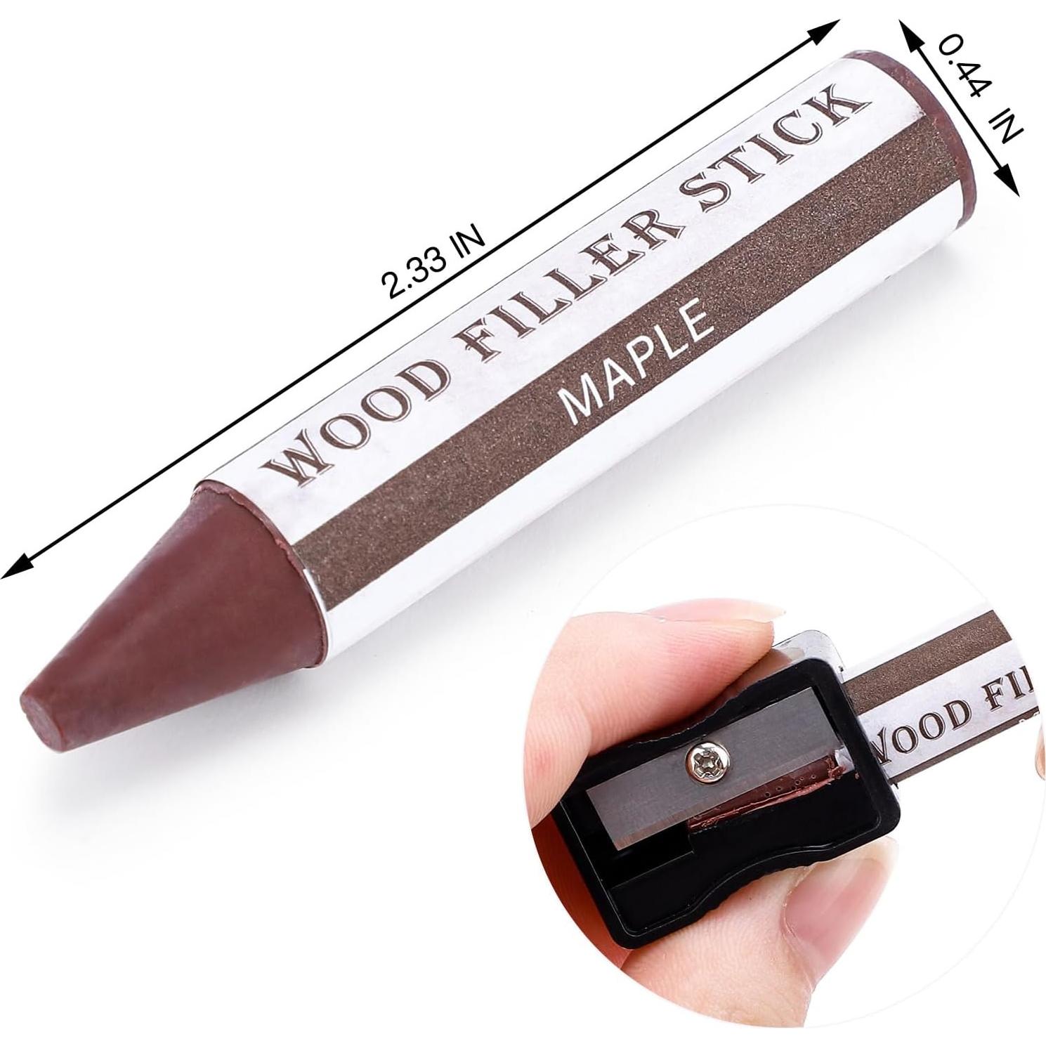 Palitos de Relleno de Madera DEWEL 8 Colores para Reparación