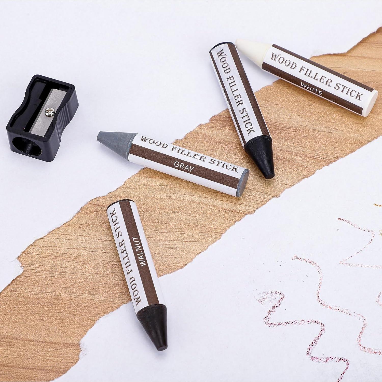 Palitos de Relleno de Madera DEWEL 8 Colores para Reparación