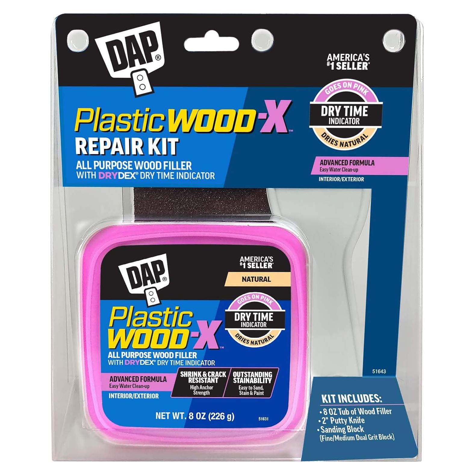 Relleno de Madera Plástica DAP-X DryDex 8 Oz Natural