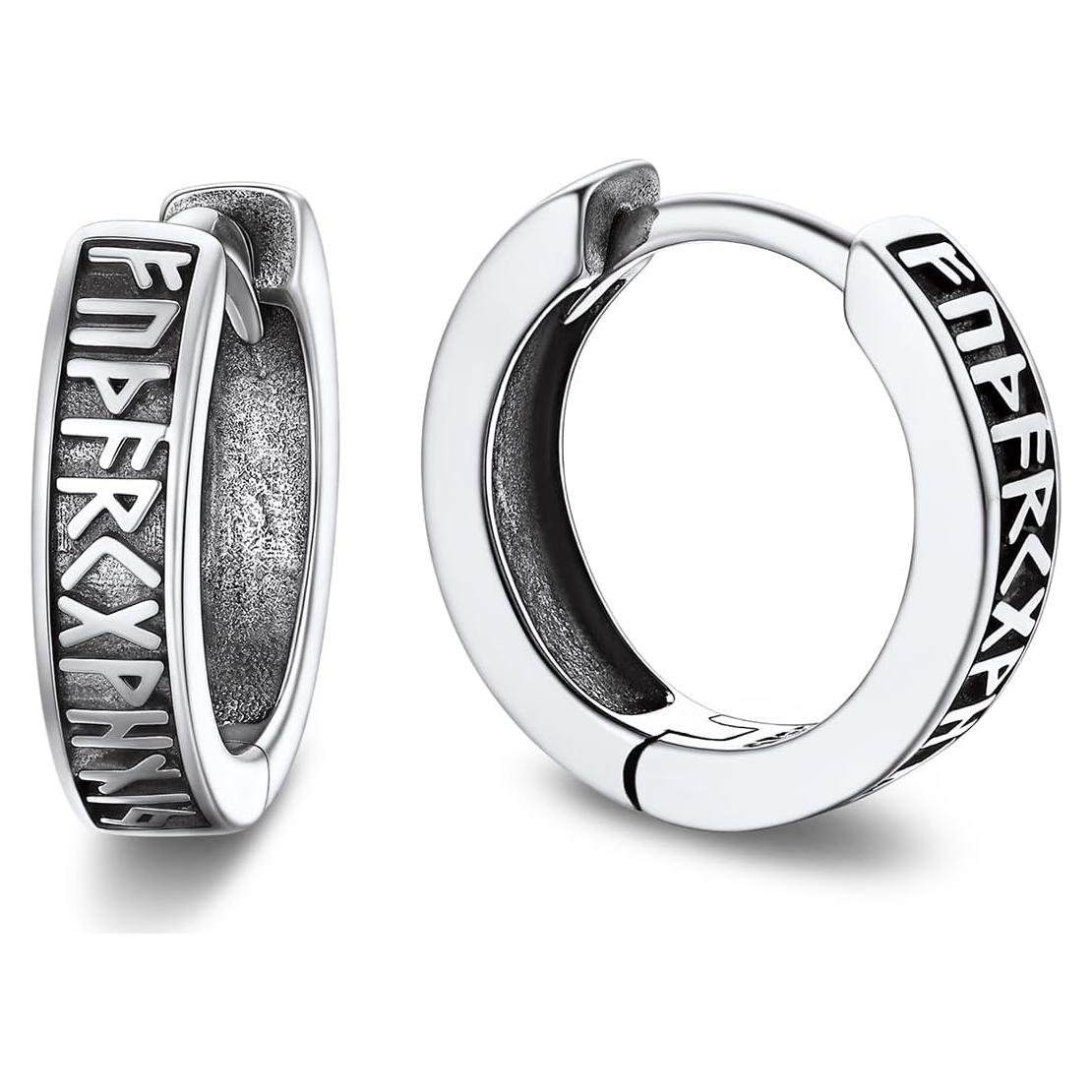 Pendientes Huggie de Plata 925 Bandmax 10mm Hipoalergénicos