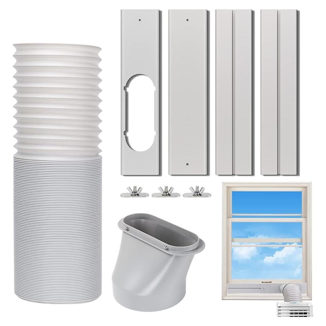 Kit de Ventilación A/C Portátil Kxuhivc 15 cm 150 cm Ajustable