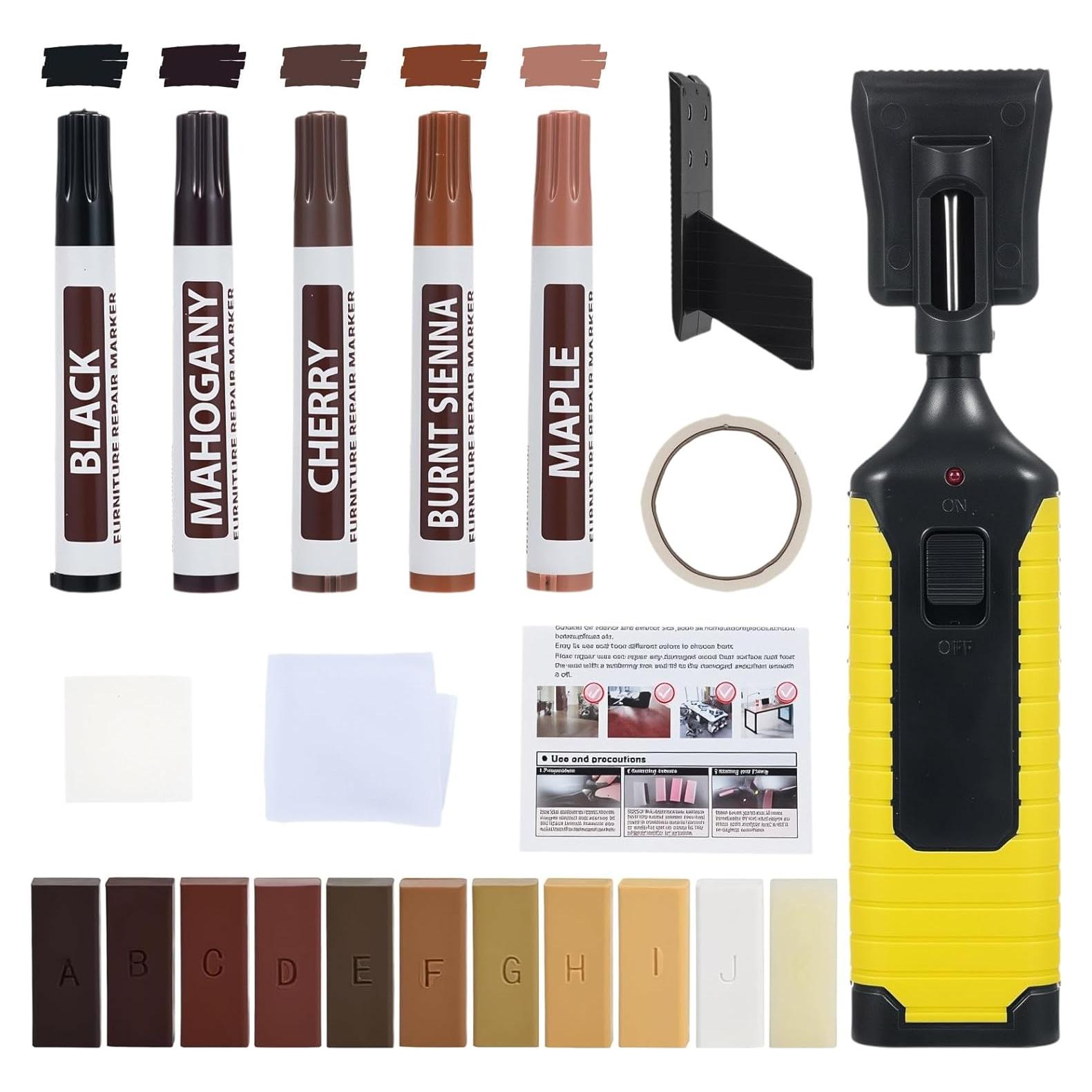 Kit de Reparación de Suelos de Vinilo Frdhee 21 Piezas