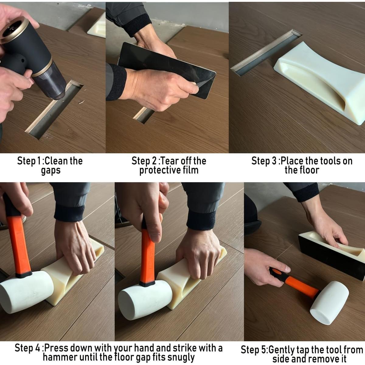 Kit de Reparación de Pisos Laminados BVY - Ventosa Mejorada 0.59 kg